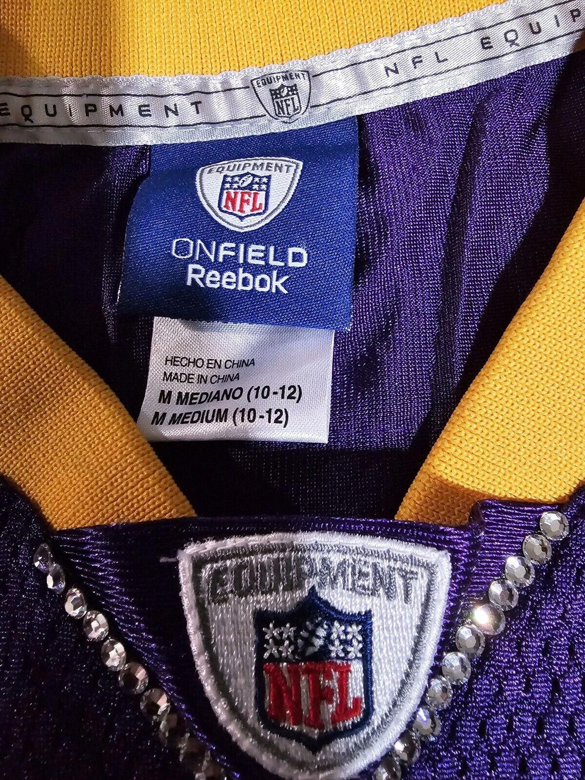 Reebok Minnesota Vikings Brett Favre Jersey Bedazzled Reebok M Size ONE SIZE - 4 Thumbnail