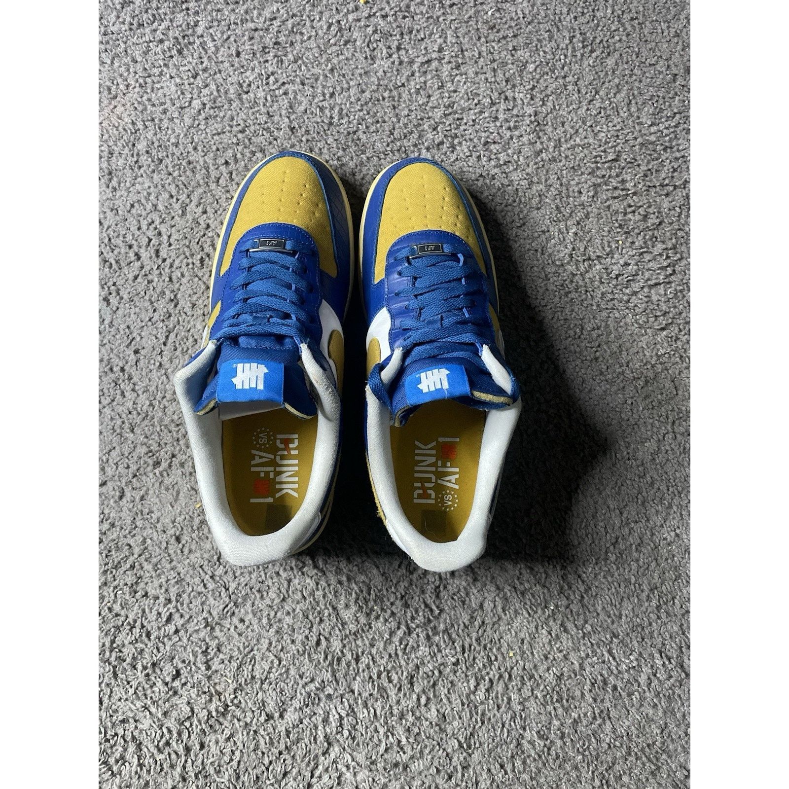 Nike Size 11.5 - Nike Undefeated x Air Force 1 SP Low Dunk vs AF1 Size US 11.5 / EU 44-45 - 4 Thumbnail