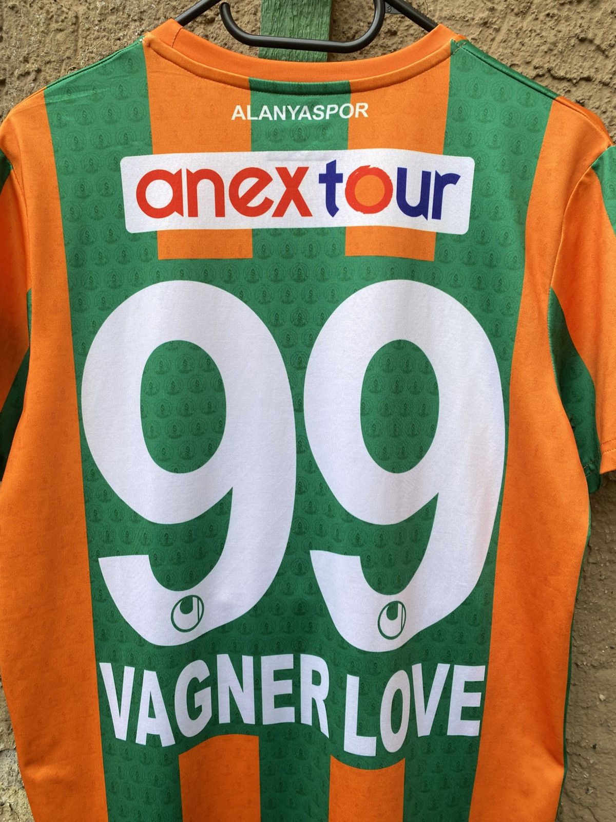 Vintage Alanyaspor 2017 2018 Vagner Love #99 Third Soccer Jersey Size US L / EU 52-54 / 3 - 8 Thumbnail
