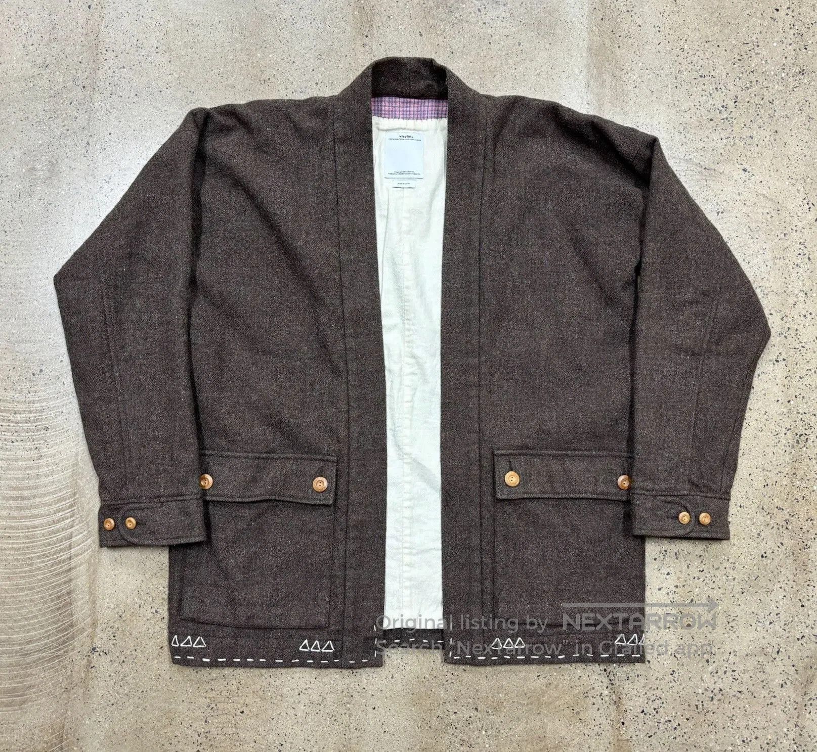 Visvim Visvim Sanjuro Jacket in Twill Wool. Size US XL / EU 56 / 4 - 1 Thumbnail