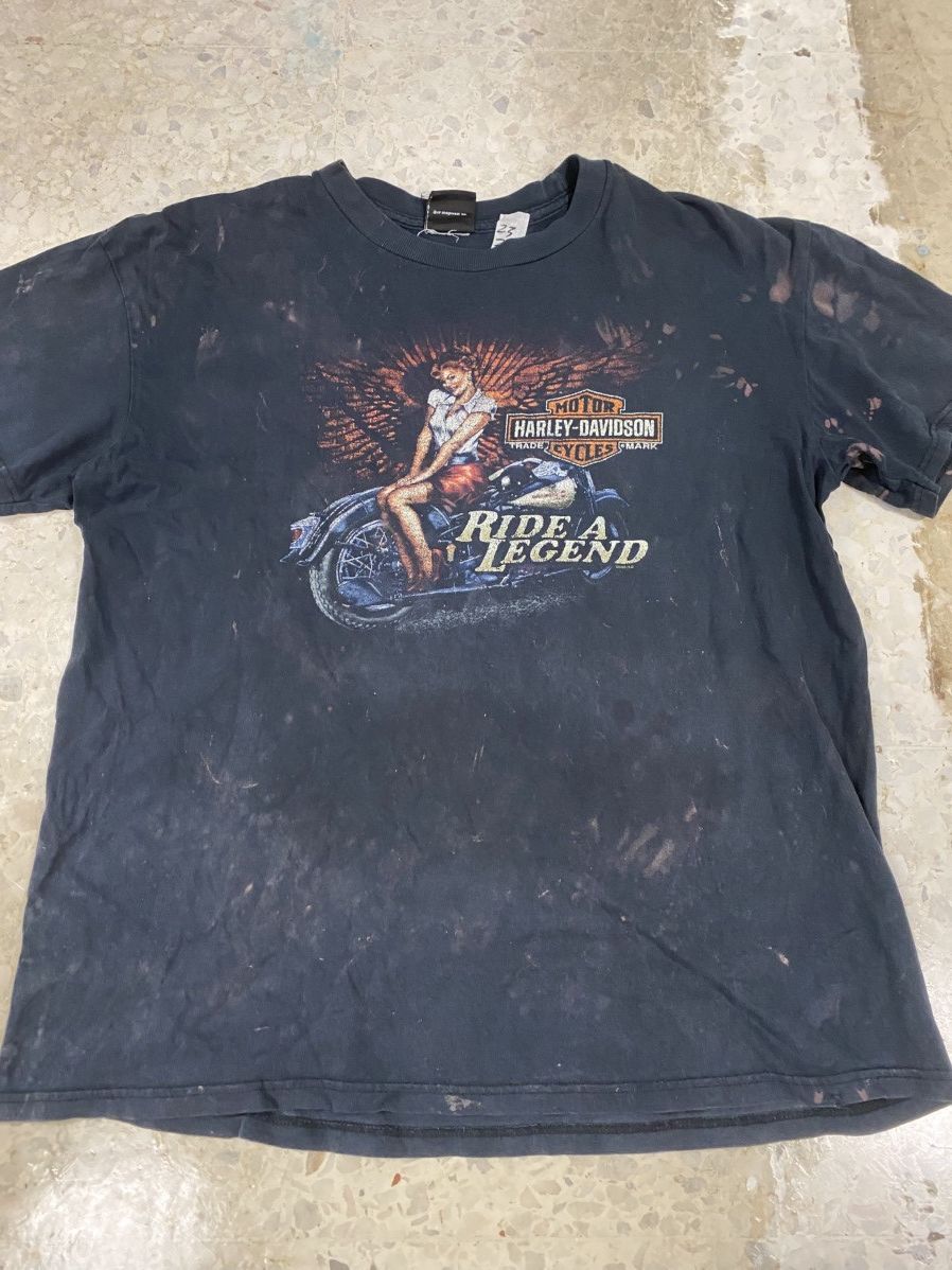 Harley Davidson Vintage haRLEY & davidson HD DISTRESSED TEE SIZE XL 3381 Size US XL / EU 56 / 4 - 2 Thumbnail