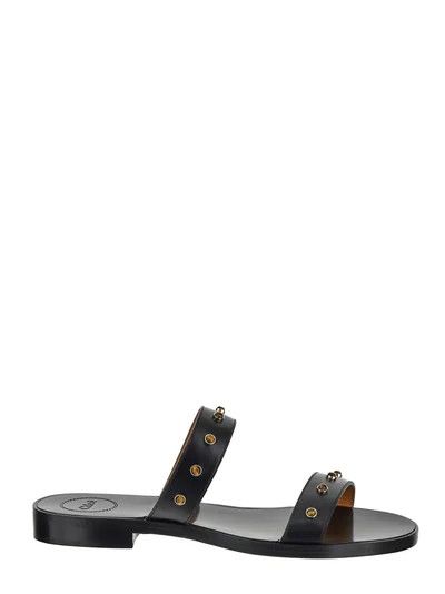 Chloe o1y0825 Leather Slippers in Black Size US 6 / IT 36 - 1 Thumbnail