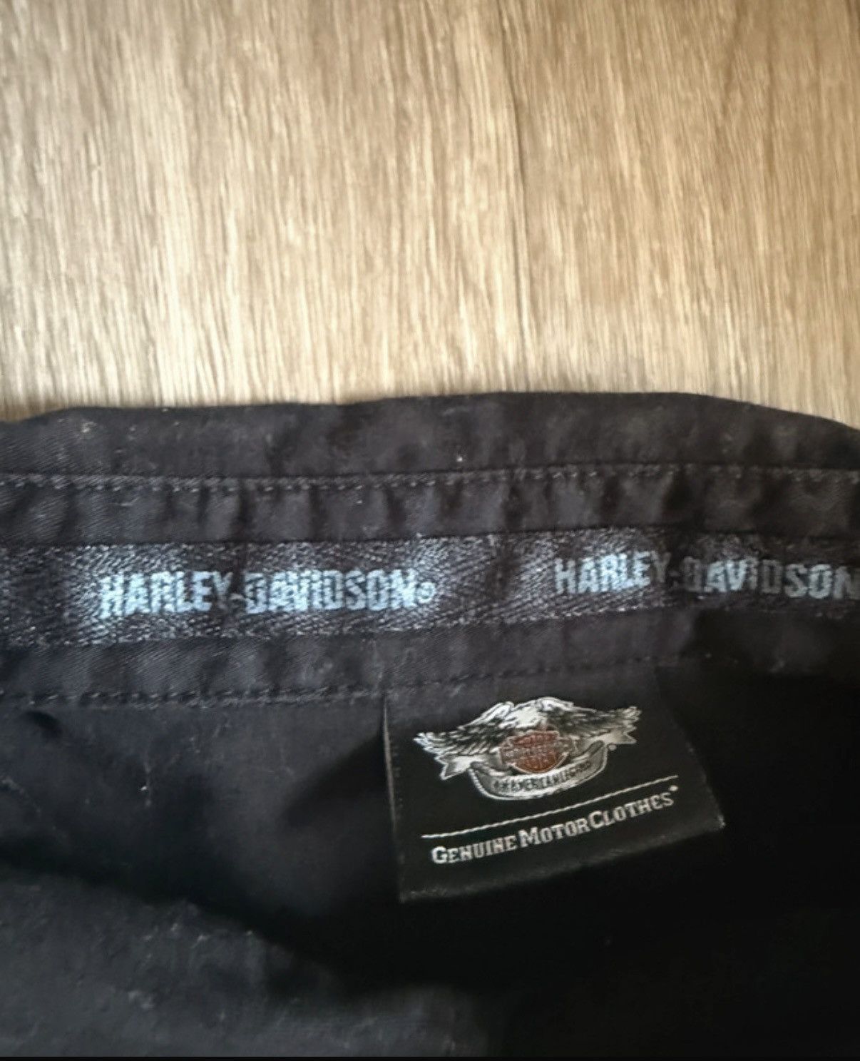 Harley Davidson Harley-Davidson Sleeveless Black Denim Shirt Cutoff Vest Men Size US M / EU 48-50 / 2 - 7 Thumbnail