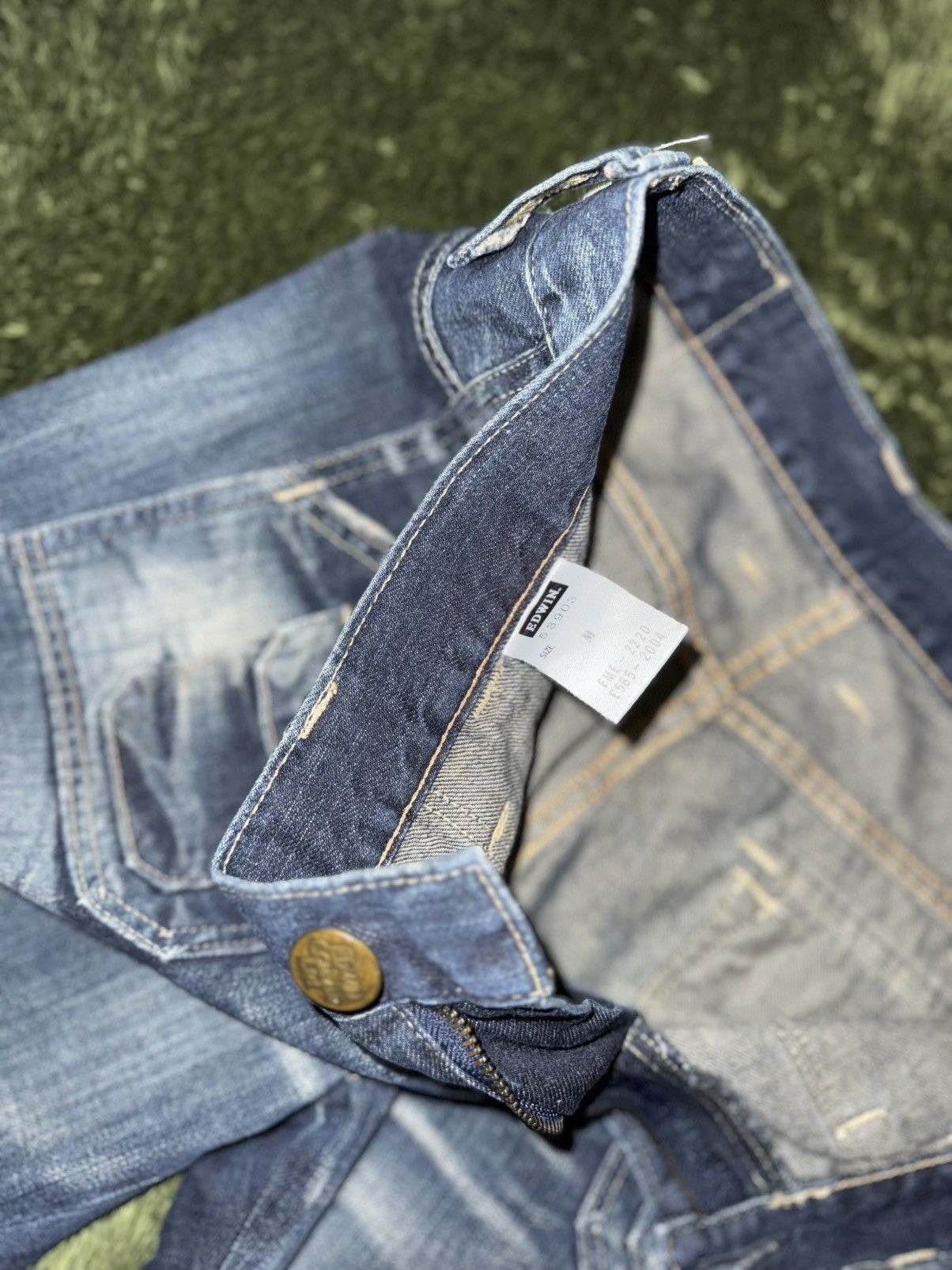 Edwin [M] EDWIN Pocket Detail Washed Denim Pants MADE IN JAPAN Size US 30 / EU 46 - 4 Thumbnail