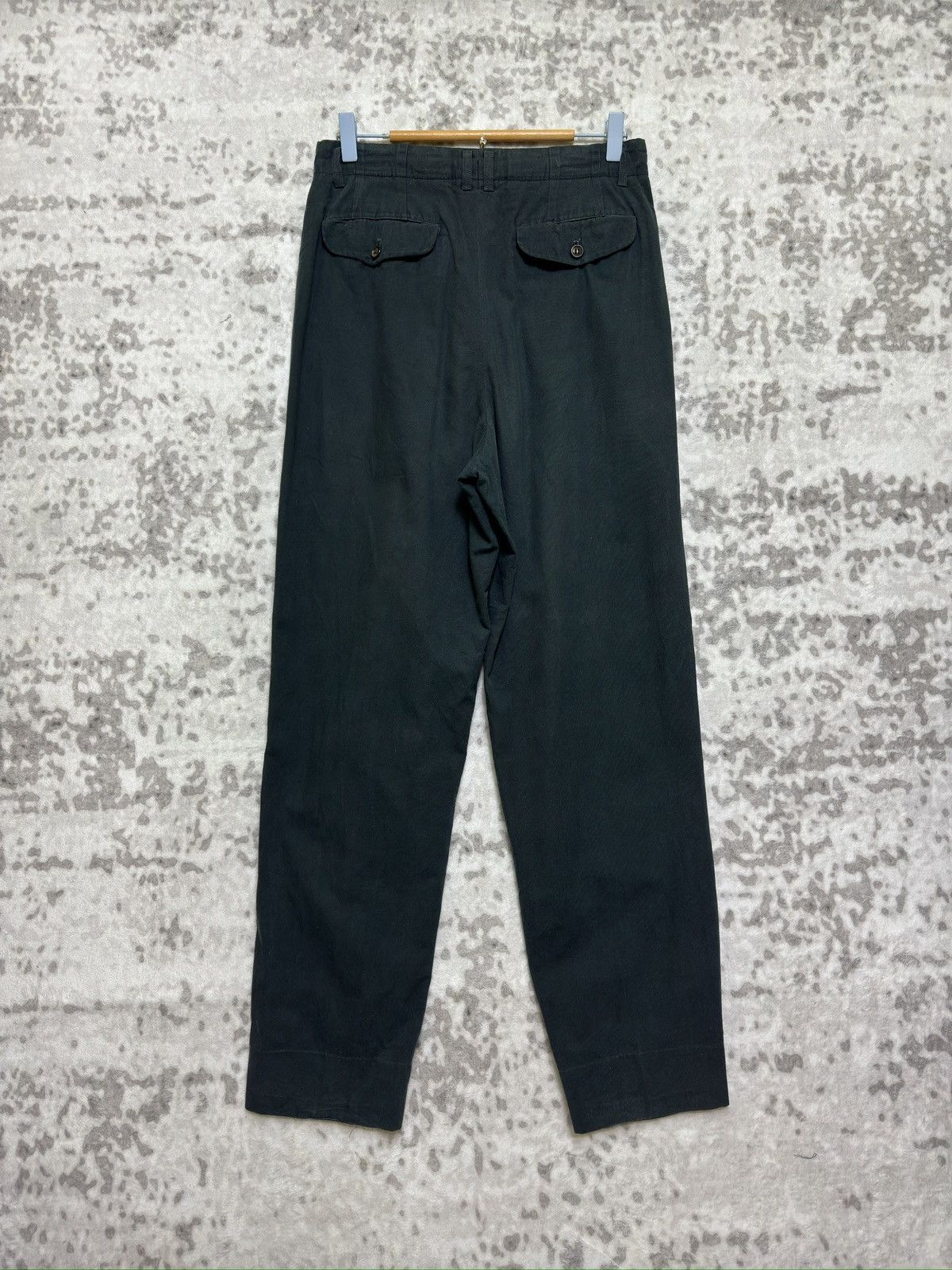 Comme des Garcons Homme Comme Des Garcon Faded Dark Green Balloon Pants Size US 30 / EU 46 - 2 Thumbnail