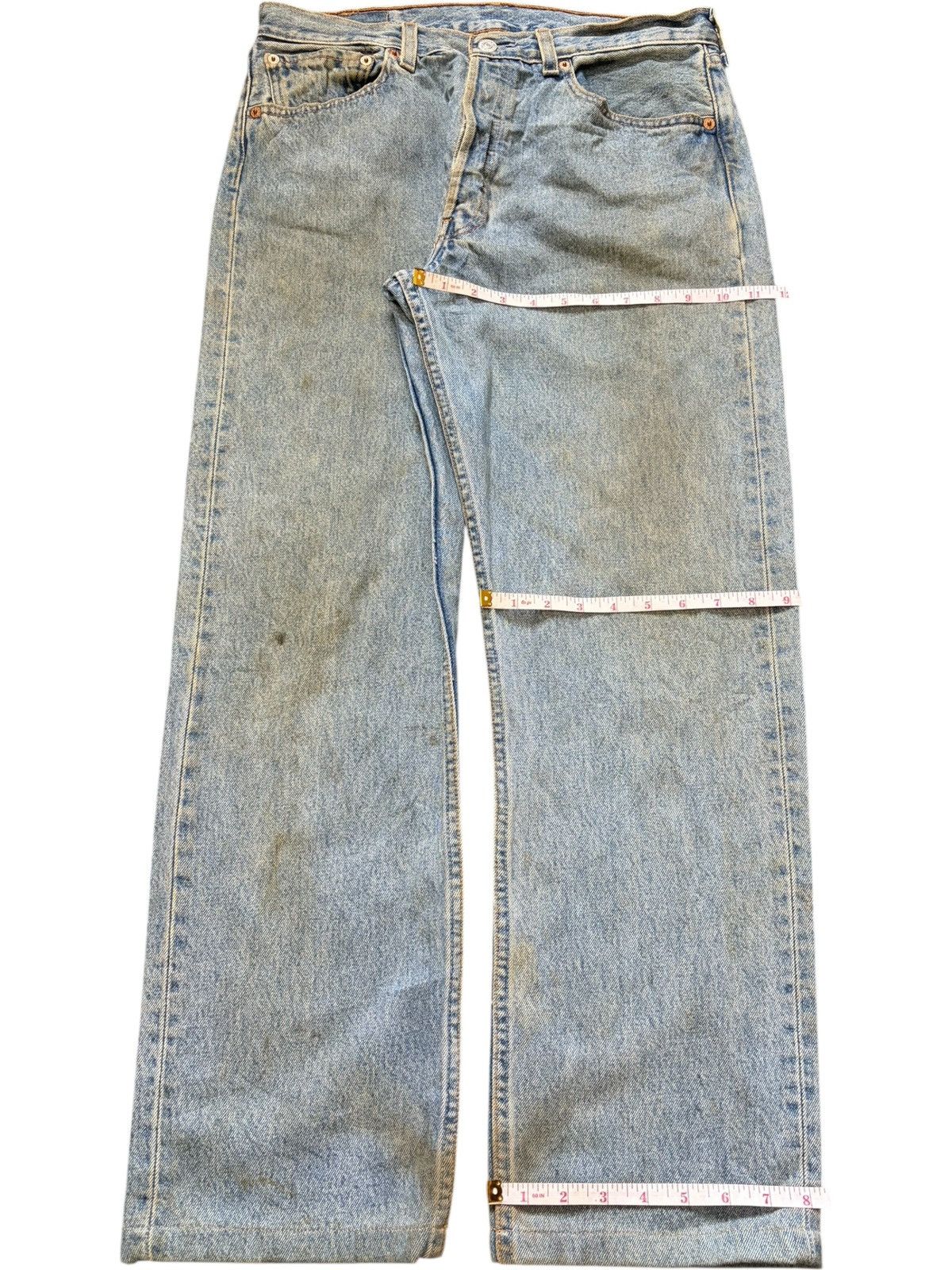 Levi's Vintage 90s Levis 501 Mud Wash Loose Jeans Size 32" / US 10 / IT 46 - 8 Thumbnail