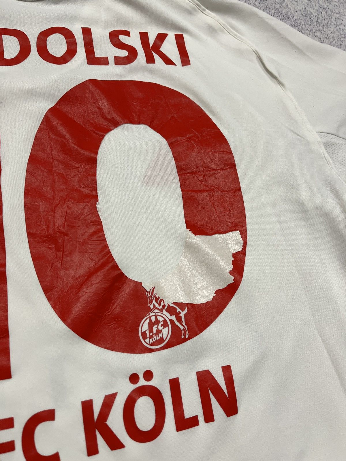Adidas Adidas FC Koln 2005/2006 #20 Podolski Home Soccer Jersey Kit Size US L / EU 52-54 / 3 - 24 Thumbnail