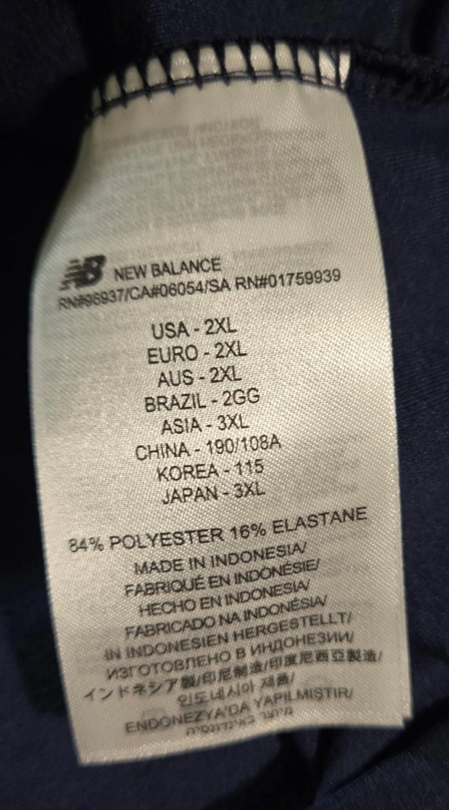 New Balance New Balance Shirt Pullover 1/4 Zip Activewear Mens 2XL Blue Size US XXL / EU 58 / 5 - 5 Thumbnail
