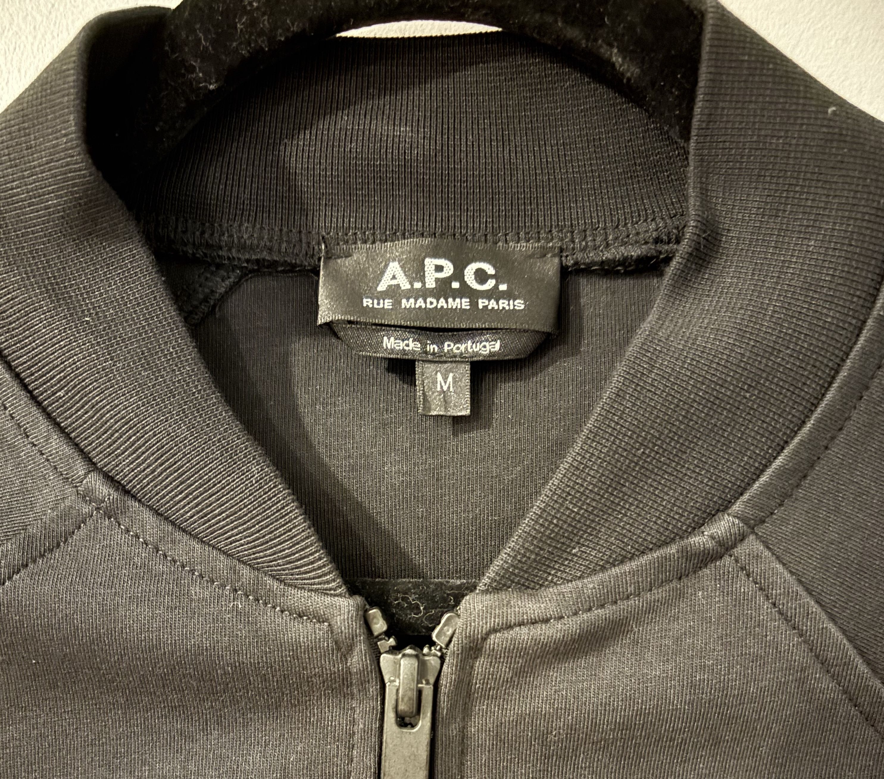 A.P.C. A.P.C. Armand Jersey Bomber Jacket Size US M / EU 48-50 / 2 - 3 Thumbnail