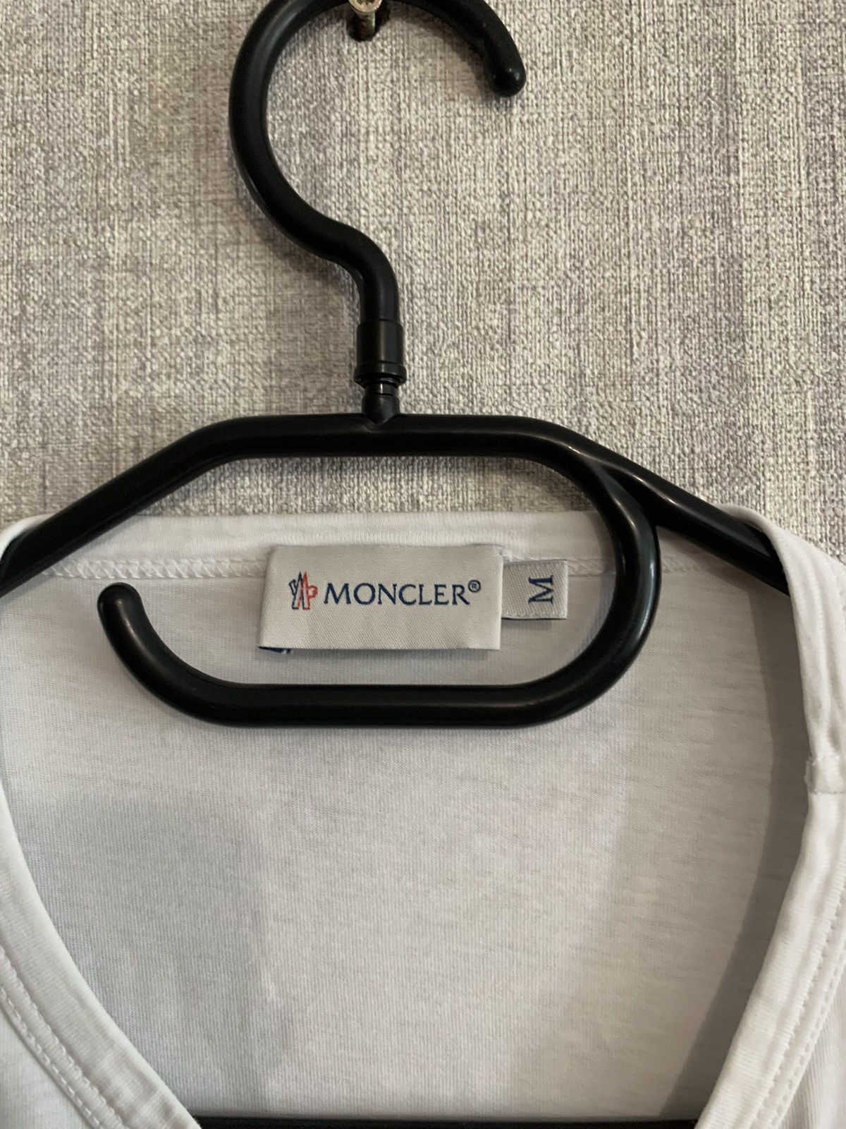 Moncler × Vintage MONCLER big logo white t-shirt Size US M / EU 48-50 / 2 - 6 Thumbnail