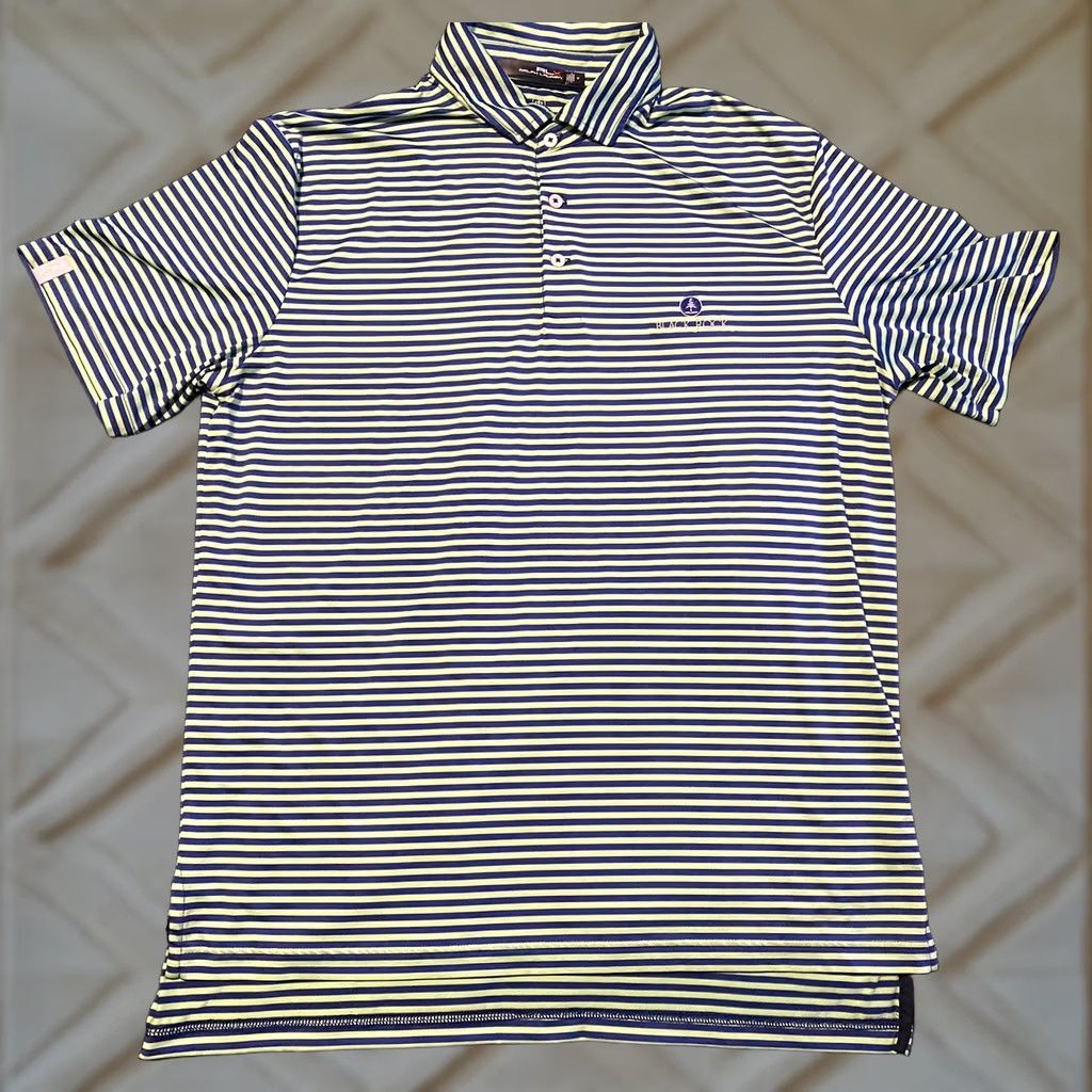 Ralph Lauren Polo Golf Ralph Lauren Polo Shirt Mens Medium Green/Blue Striped Performance Size US M / EU 48-50 / 2 - 1 Thumbnail