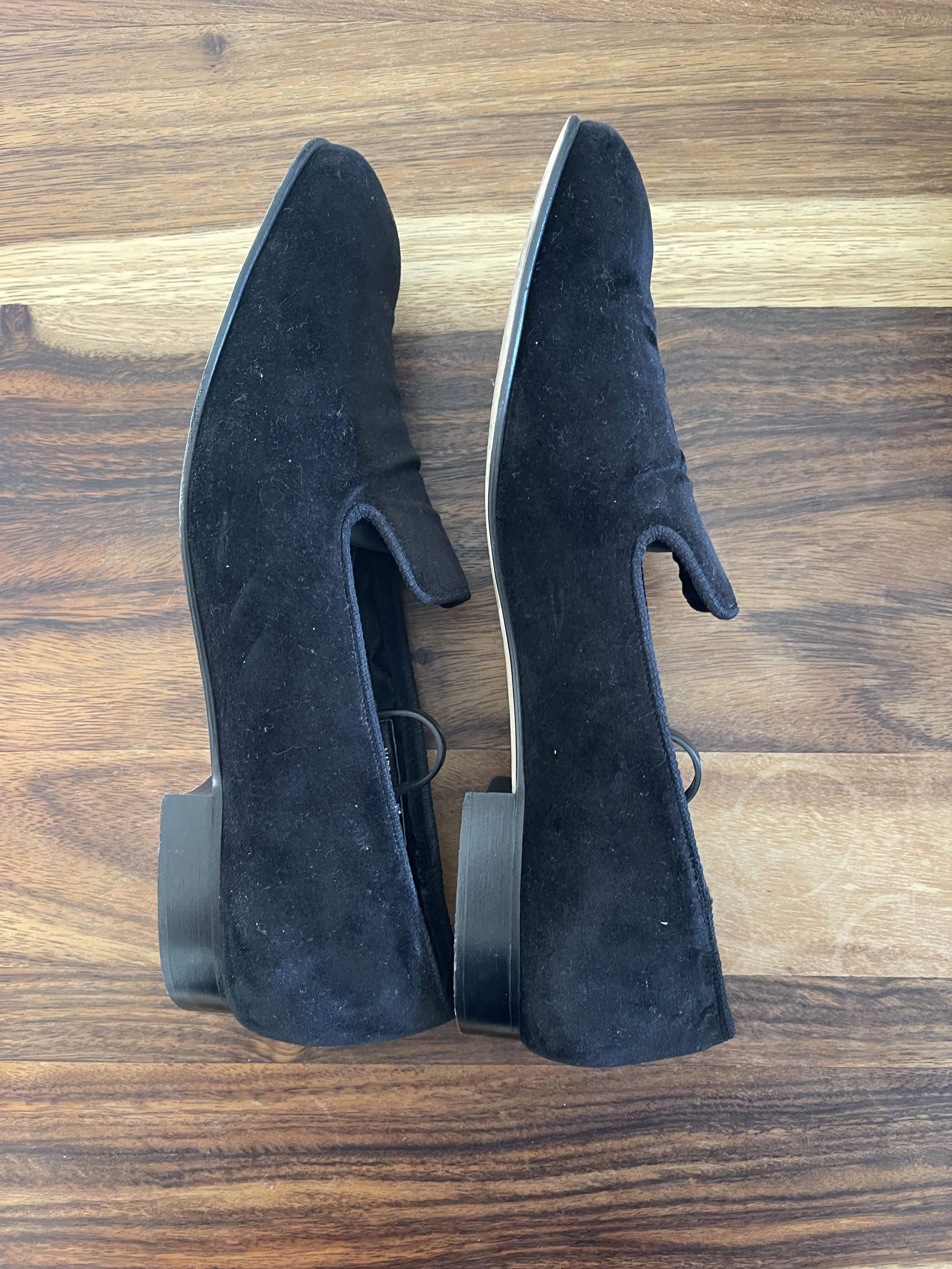 Brooks Brothers Brooks Brothers Peal and Co. Black Velvet Slippers (9.5) Size US 9.5 / EU 42-43 - 4 Thumbnail