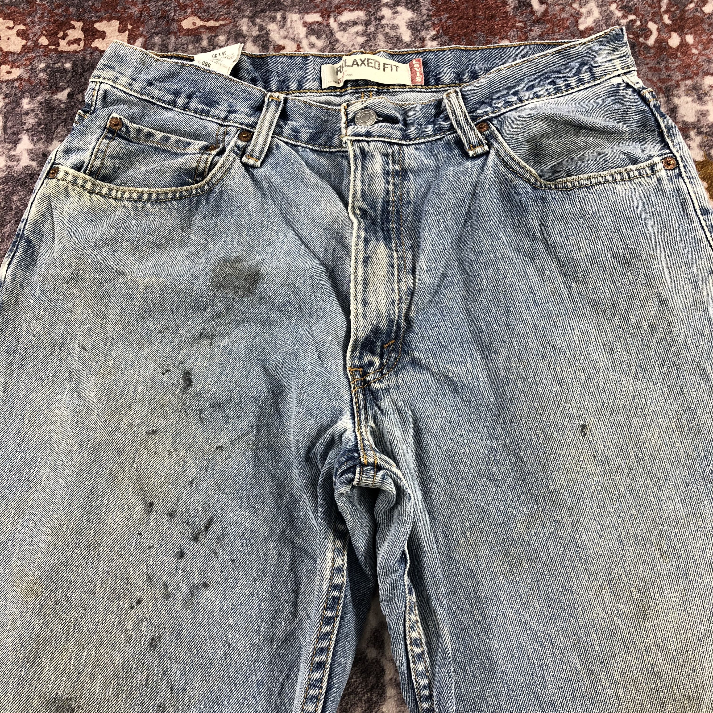 Levi's × Vintage Vintage Blue Wash Levis 550 Jeans-JM2995 Size US 33 - 3 Thumbnail