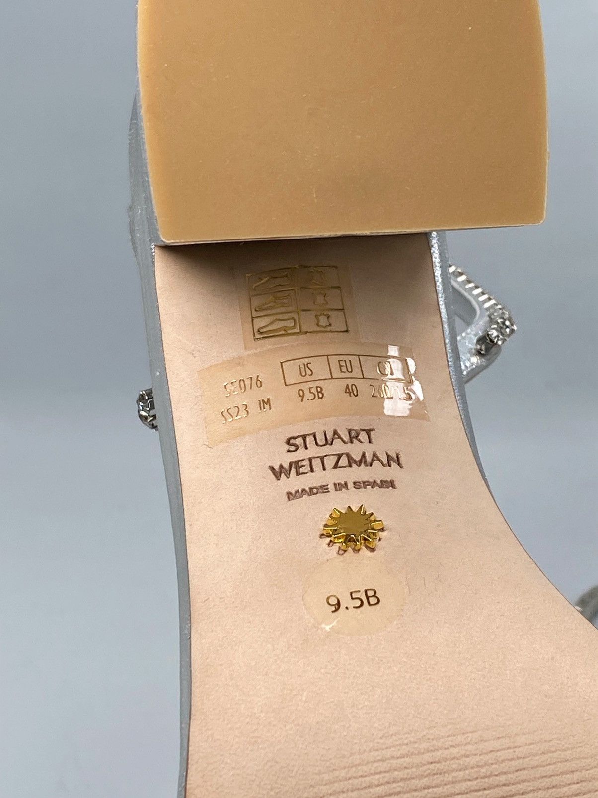 Stuart Weitzman Stuart Weitzman Embellished Leather Sandals size 9.5 Size US 9.5 / IT 39.5 - 12 Thumbnail