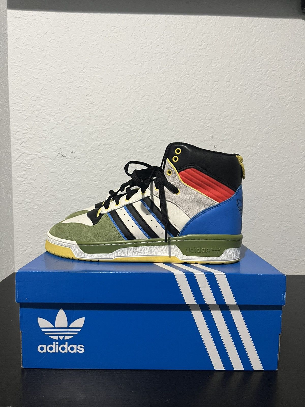 Adidas × Hebru Brantley Adidas Hebru Rivalry Hi Size US 12.5 / EU 45-46 - 1 Thumbnail