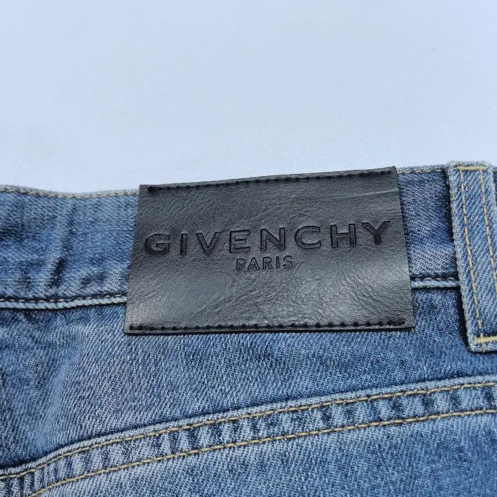 Givenchy Givenchy Givenchy Men's Stone Washed Straight Leg Jeans -2 Size US 29 - 4 Thumbnail