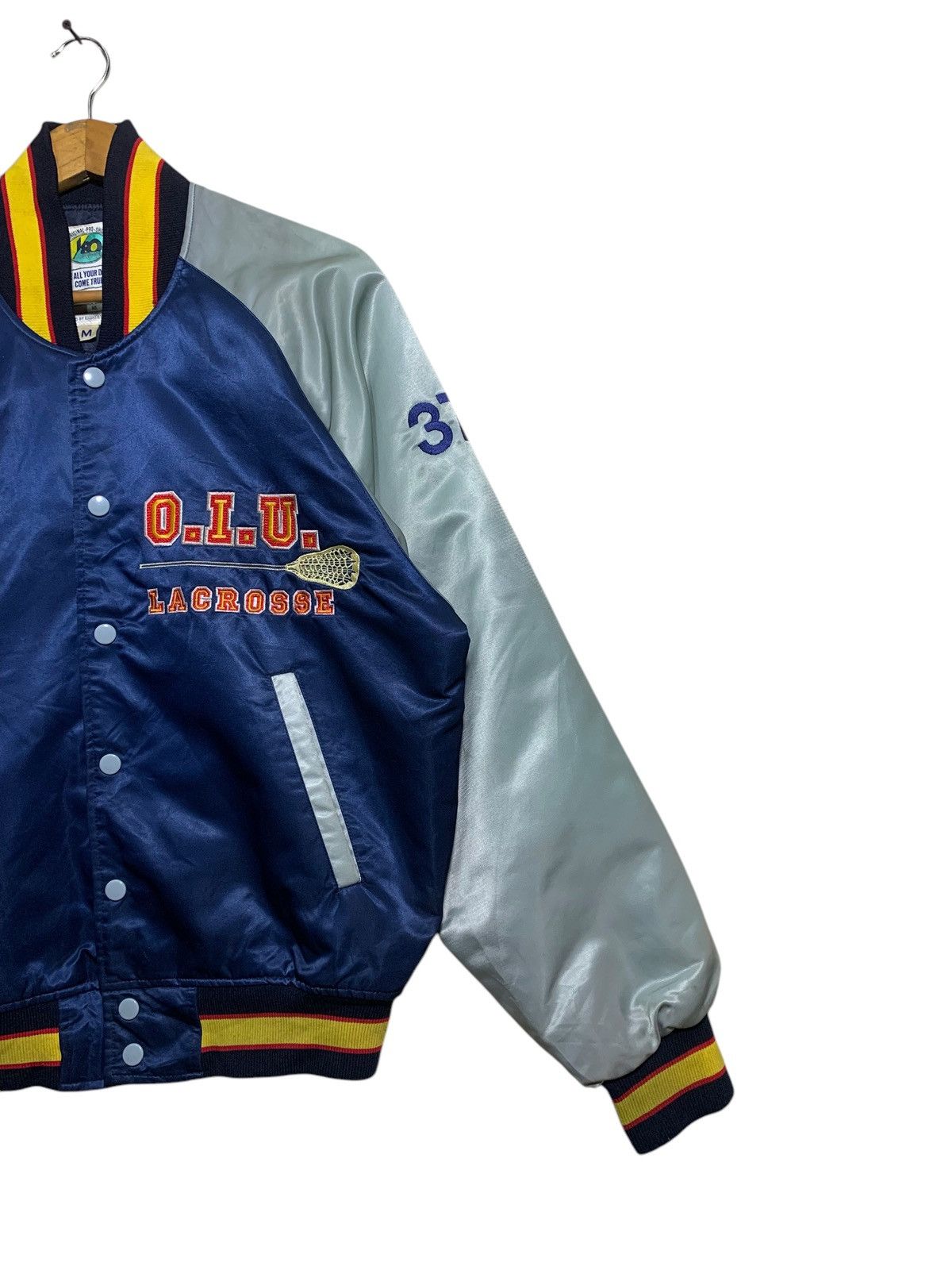 Vintage 🔥VTG LACROSSE COLLAGE BASEBALL JACKETS Size US M / EU 48-50 / 2 - 7 Thumbnail