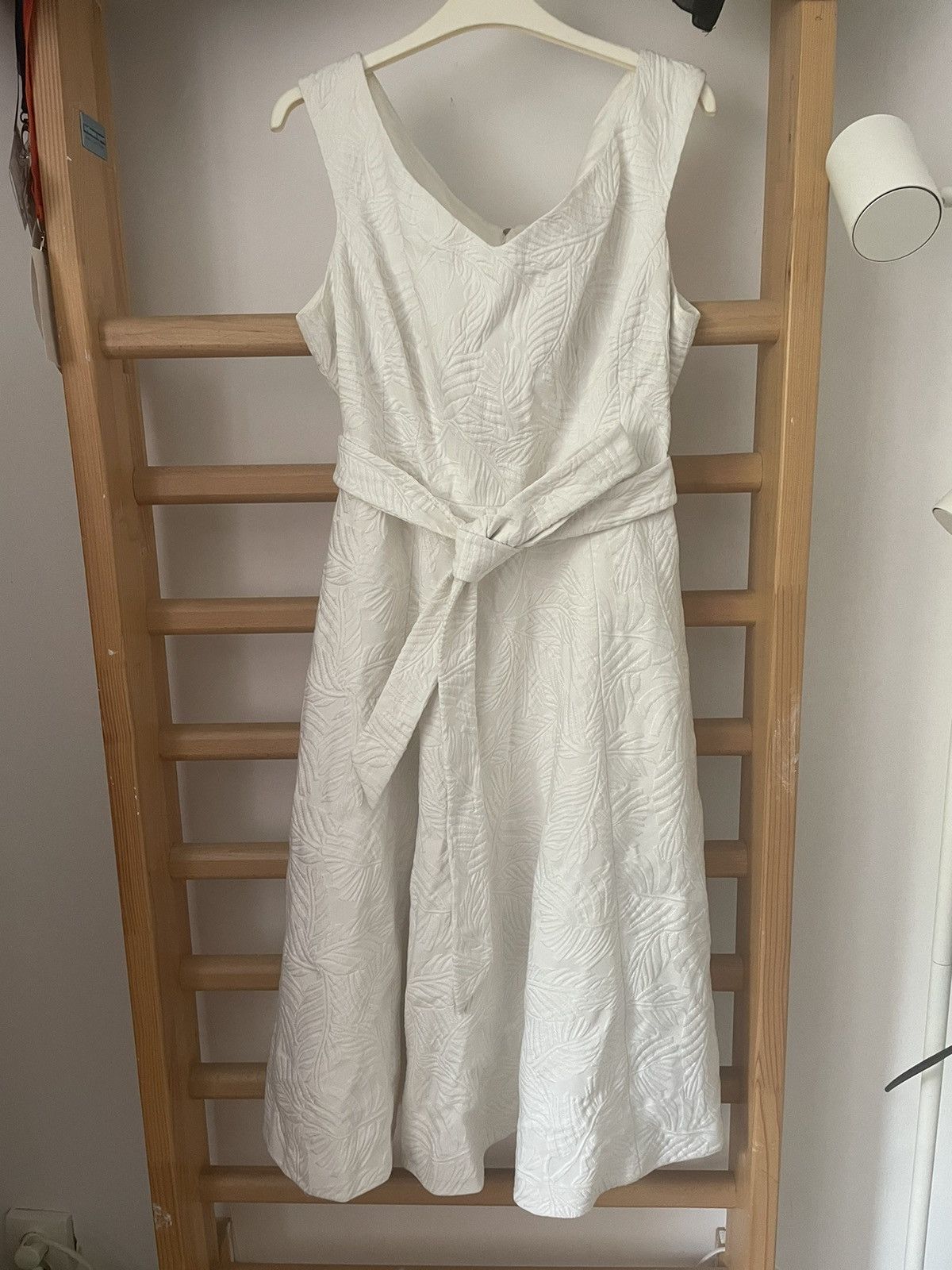 Karen Millen White taffeta dress, size 16( UK), Karen Millen, the new Size M / US 6-8 / IT 42-44 - 1 Thumbnail