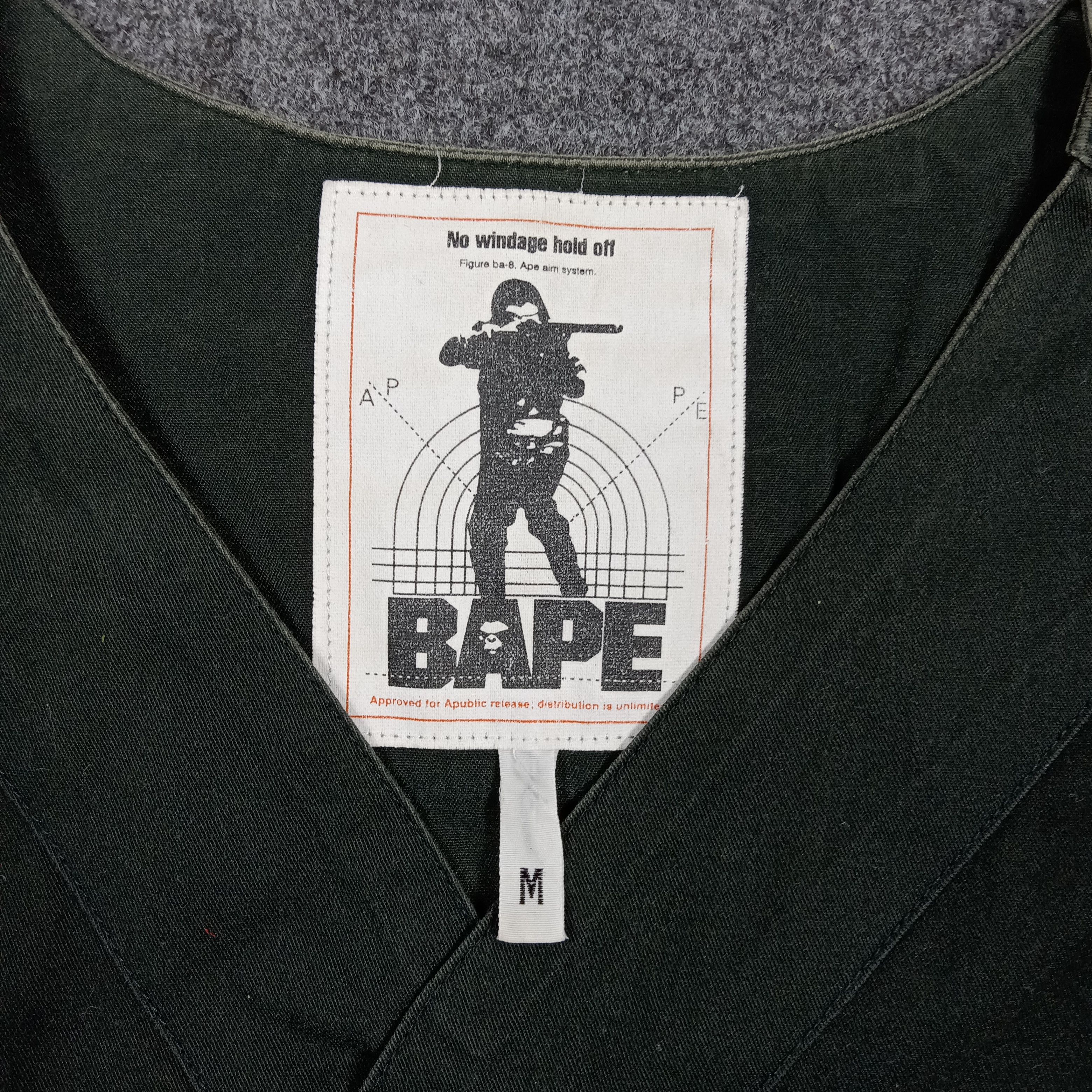 Bape Rare 90's BAPE Japanese Button Up Work Shirt C285N28 Size US M / EU 48-50 / 2 - 4 Thumbnail