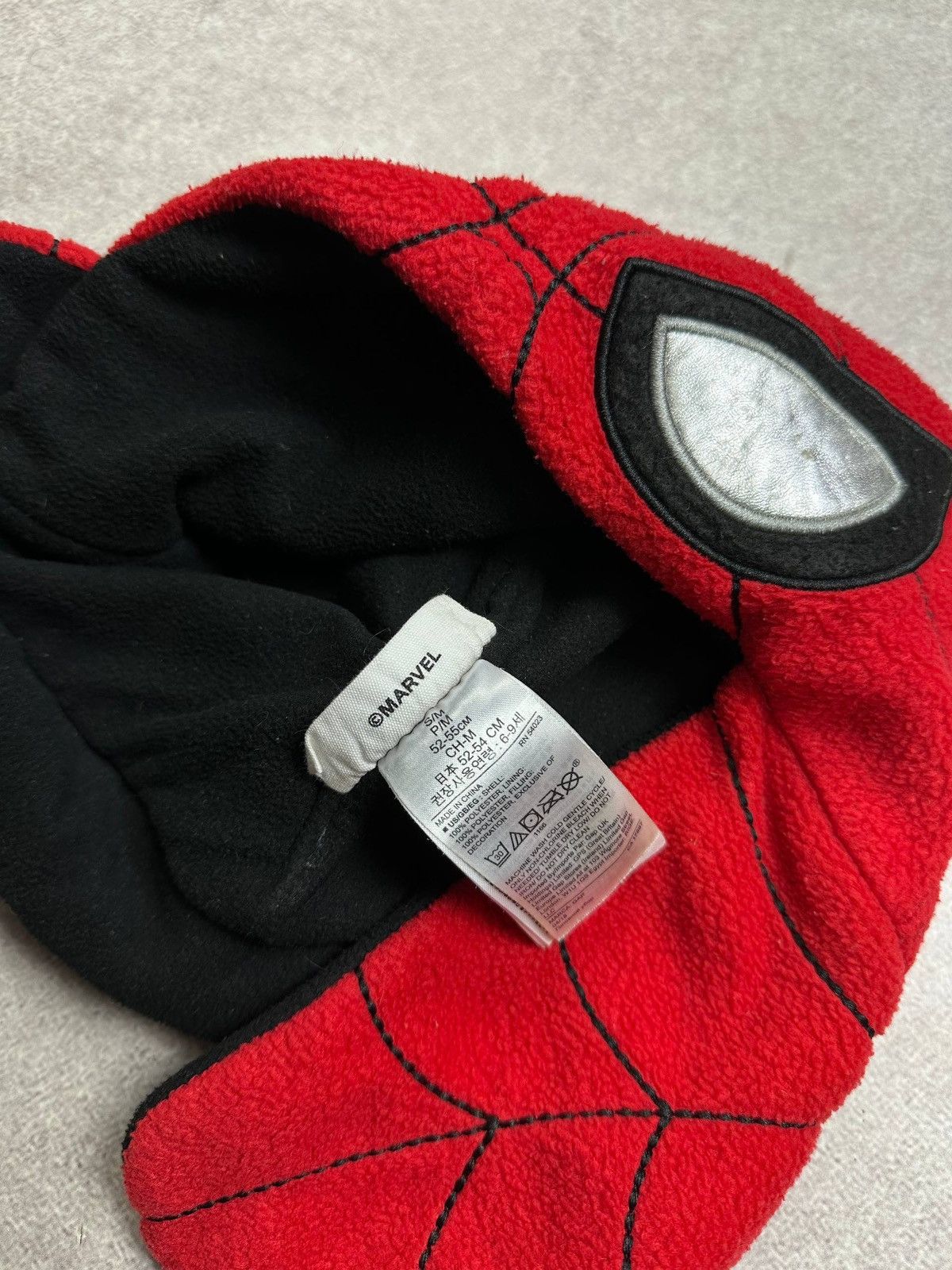 Vintage Vintage Spider Man Trapper Fleece Hat Os Size ONE SIZE - 4 Thumbnail