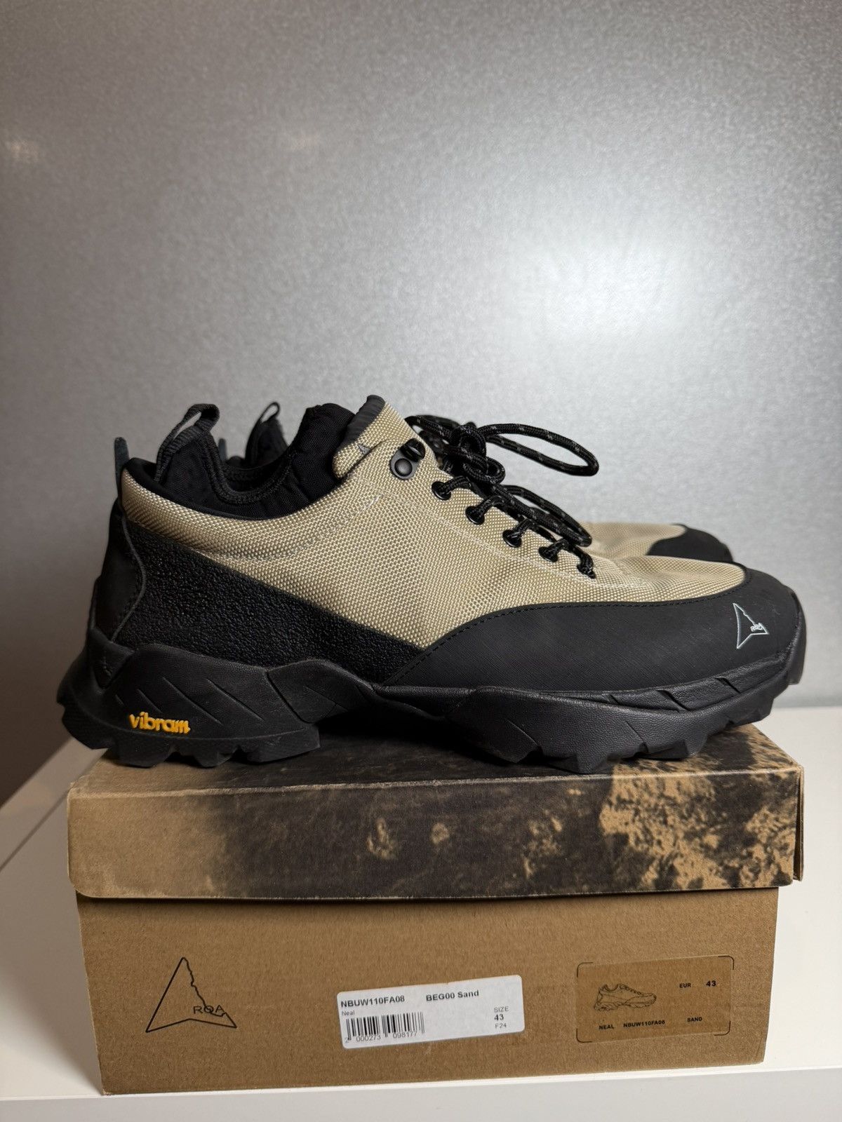 ROA ROA Neal Low Top Hiking Shoe Sand Size 43 Size US 10 / EU 43 - 3 Thumbnail