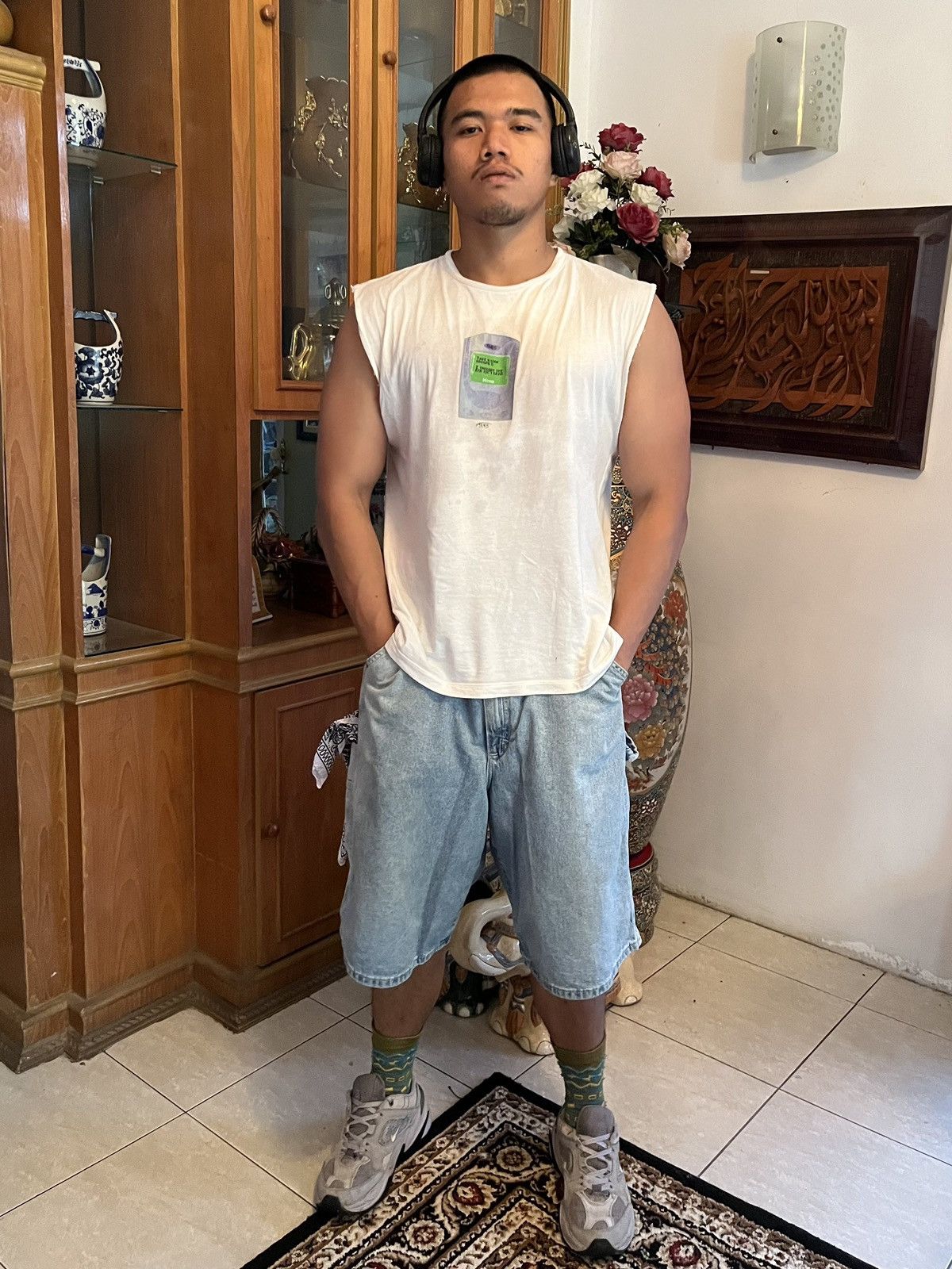Lee × Vintage 90’s Lee Dungarees Carpenter Jorts Size US 40 / EU 56 - 7 Thumbnail