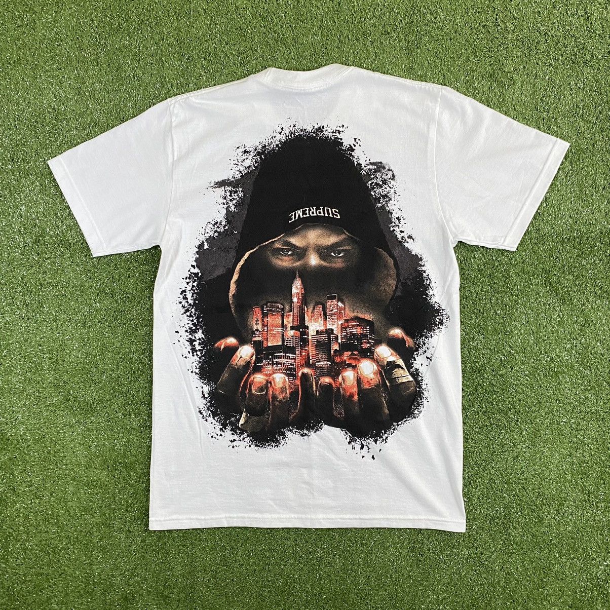 image of Hype x Supreme Fight For Ny Def Jam T-Shirt in White, Men's (Size Small)