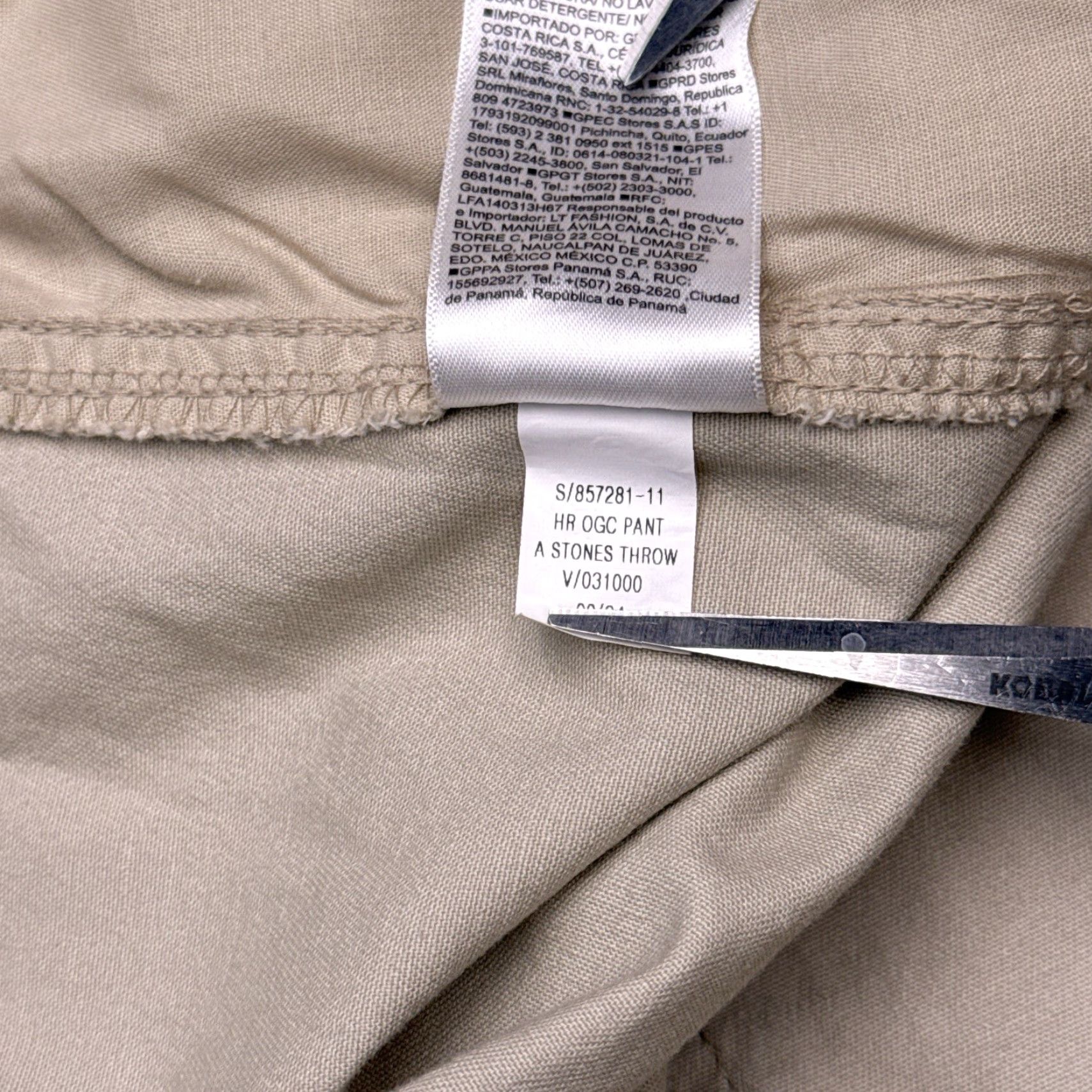 Old Navy Old Navy Chino Pants Womens 2XL High Rise Stretch Tapered Leg Casual Brown Cotton Spandex Knit Logo Vintage: No Size 40" / US 18 - 7 Thumbnail