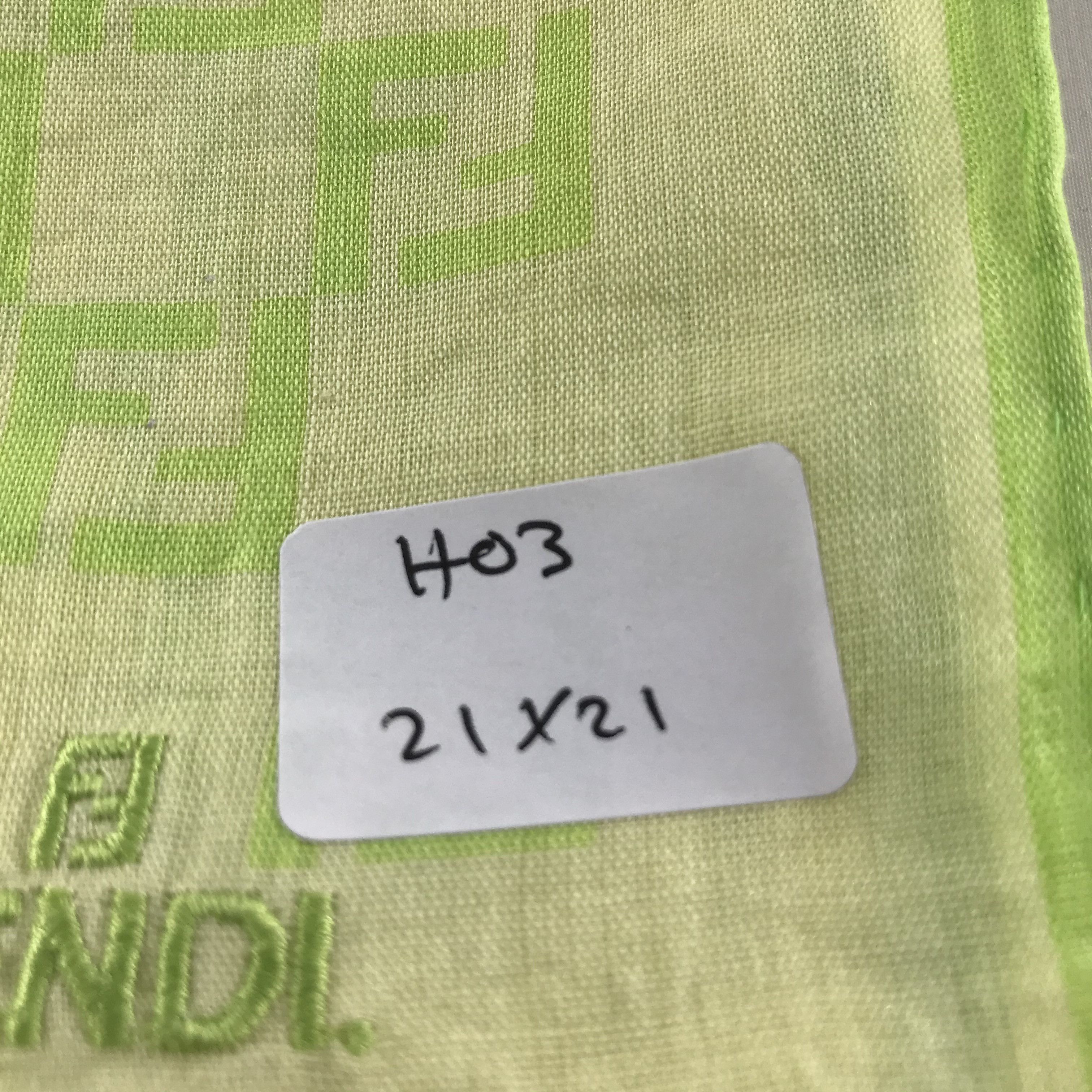 Vintage FeNdI Monogram FF Handkerchief Neckerchief Bandana H03 Size ONE SIZE - 4 Thumbnail