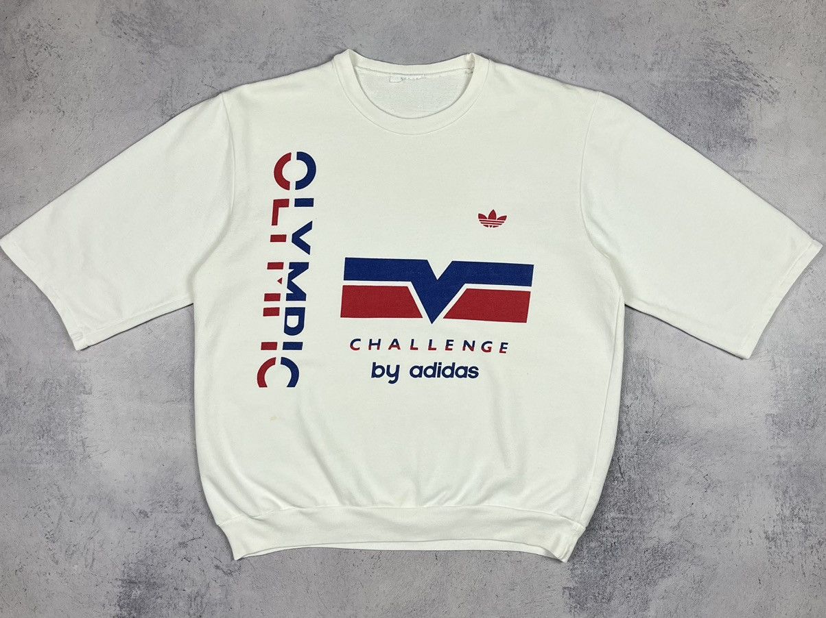 Adidas Vintage Adidas Olympic games challenge rare sweatshirt 90’s Size US M / EU 48-50 / 2 - 2 Thumbnail