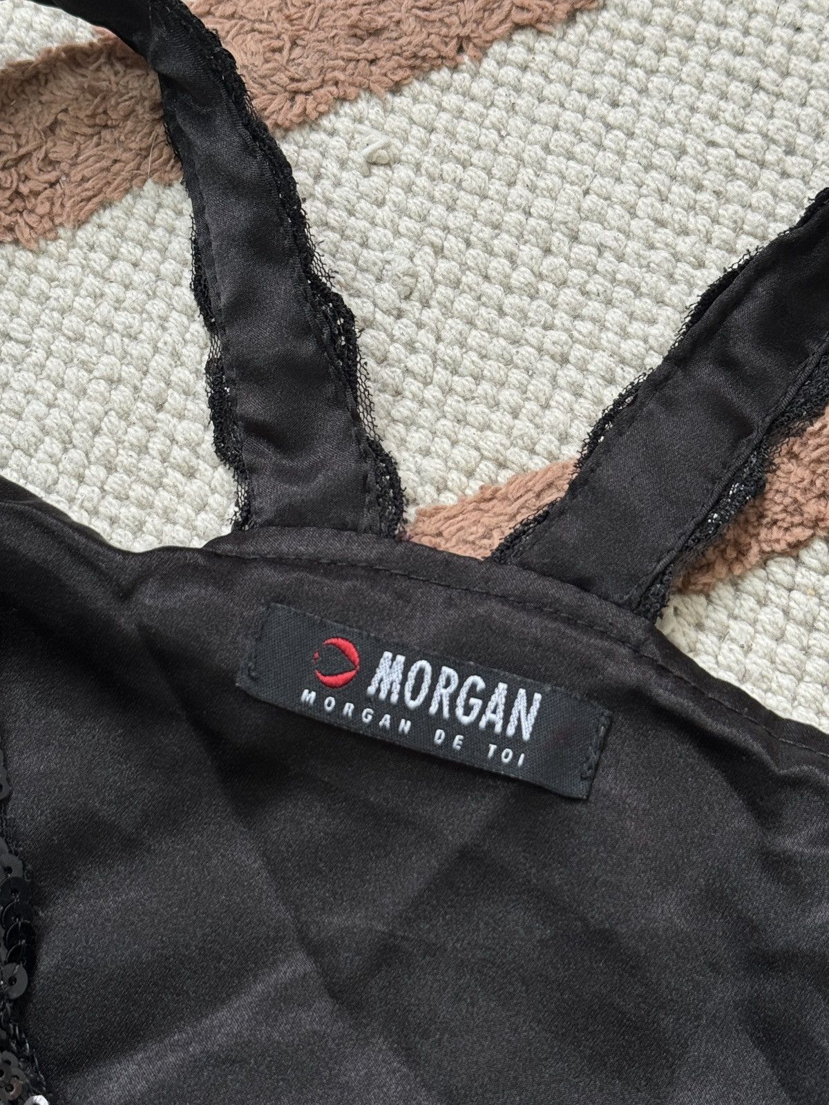 Morgan Homme VINTAGE MORGAN DE TOI 2000s DRAPERY DRESS Size M / US 6-8 / IT 42-44 - 5 Thumbnail
