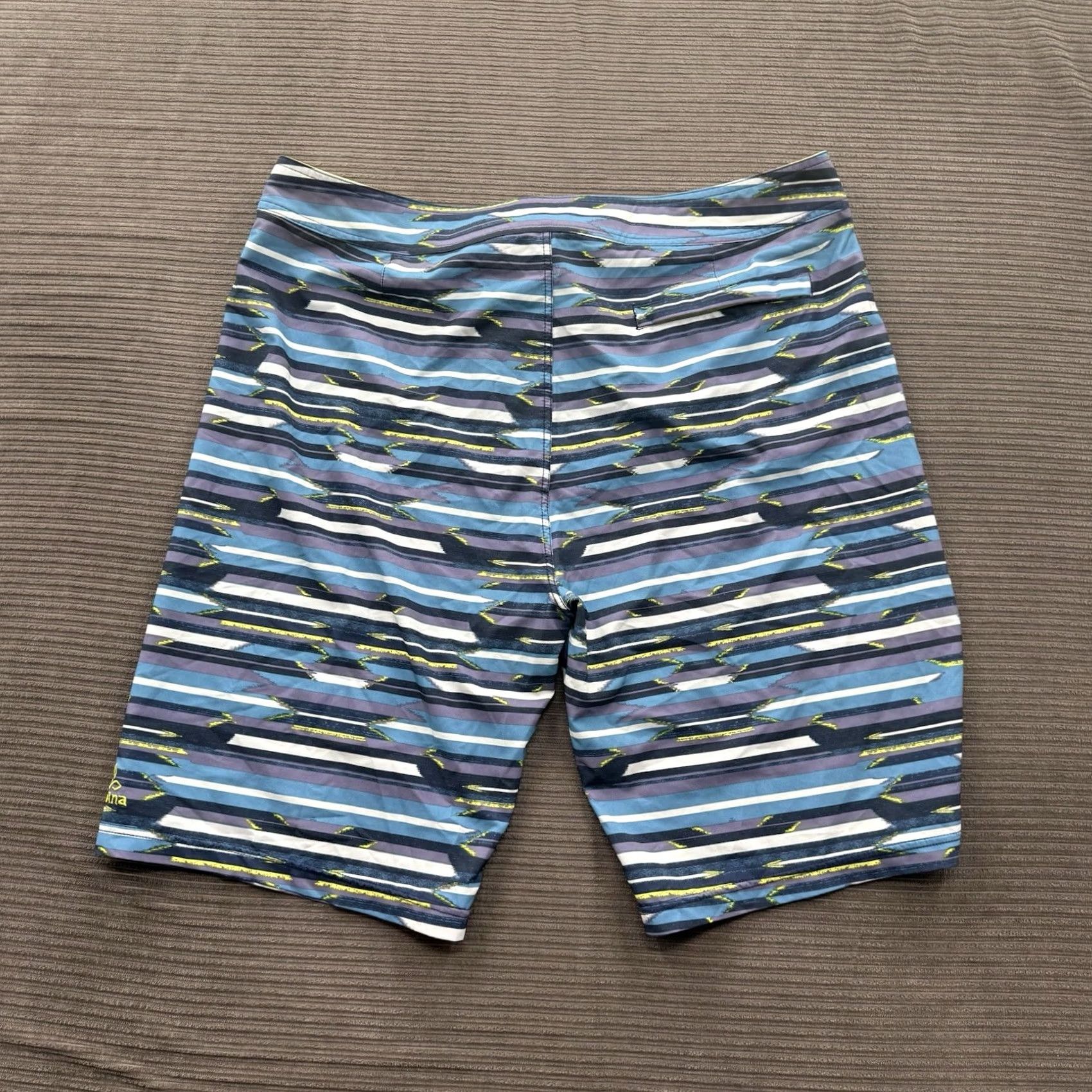 Prana Prana Board Shorts Men 40 Drawstring Beach Swim Outdoors Vacation Casual Multicolor Logo 11in Inseam Regular Fit Spring Summer Beach Men Size US 40 / EU 56 - 2 Thumbnail