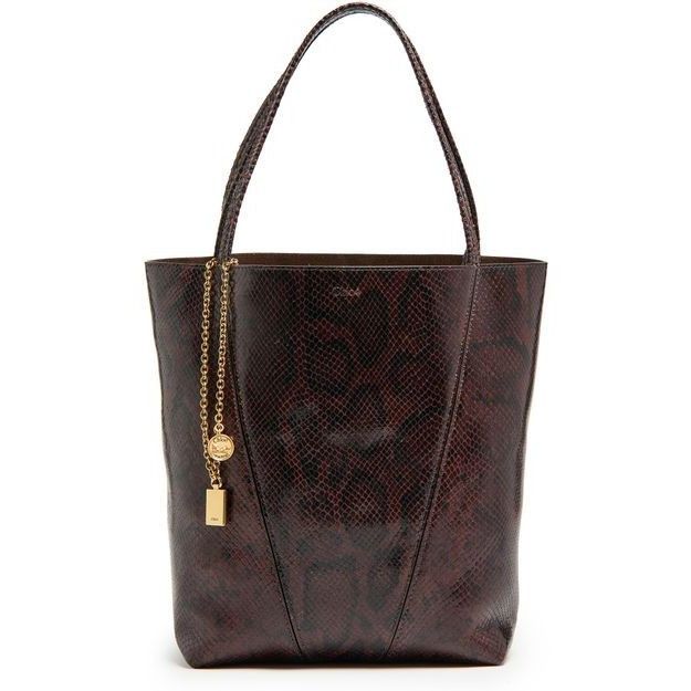 Chloe Chloe Medium Spin Sooty Brown Leather Tote Bag New & Authent Size ONE SIZE - 1 Thumbnail