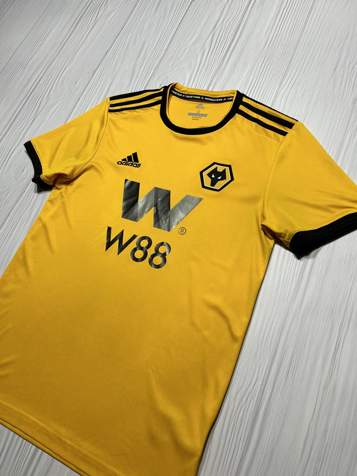 Adidas Wolverhampton 2018/19 Adidas Soccer Jersey Size S Size US S / EU 44-46 / 1 - 2 Thumbnail