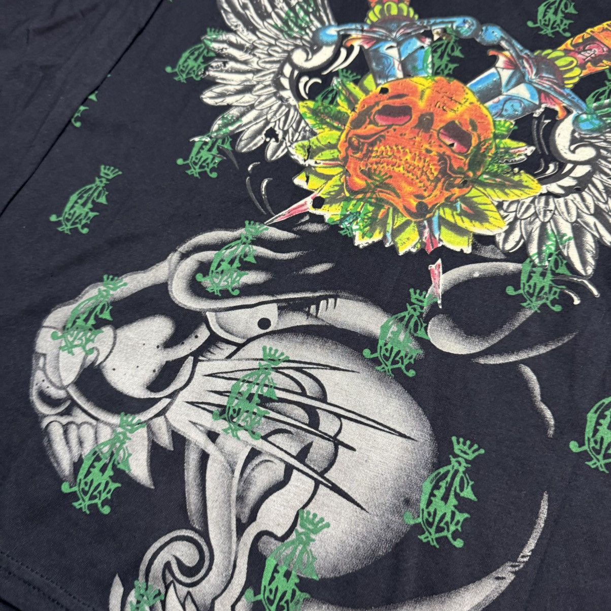 Christian Audigier NEW Christian Audigier Vintage Longsleeve T Shirt Size US XL / EU 56 / 4 - 7 Thumbnail