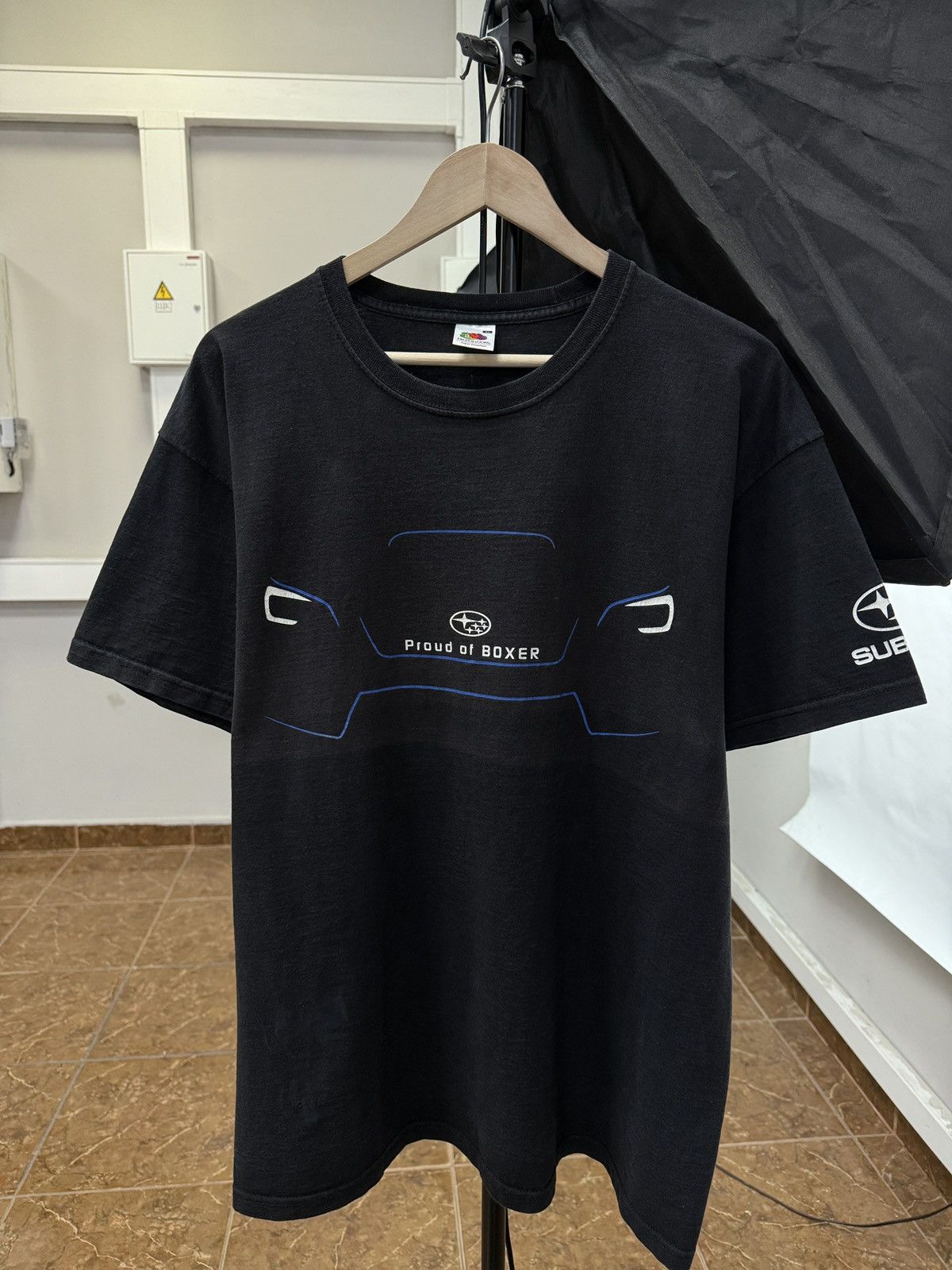 Honda 🇺🇸 Vintage 90s Subaru Proud of Boxer Motul Racing T-Shirt 555 Size US XL / EU 56 / 4 - 1 Thumbnail