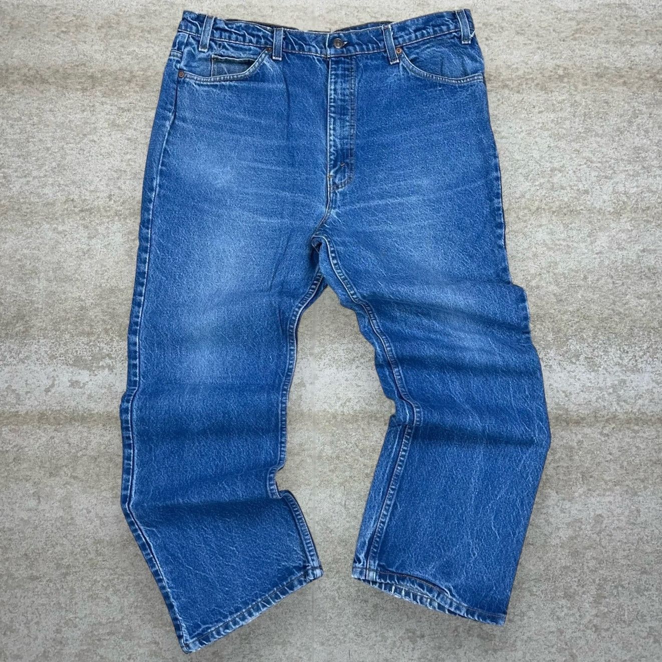 Levi's Vintage 70s Orange Tab Levis Jeans 40x30 Bootcut Medium Wash Size US 40 / EU 56 - 2 Thumbnail