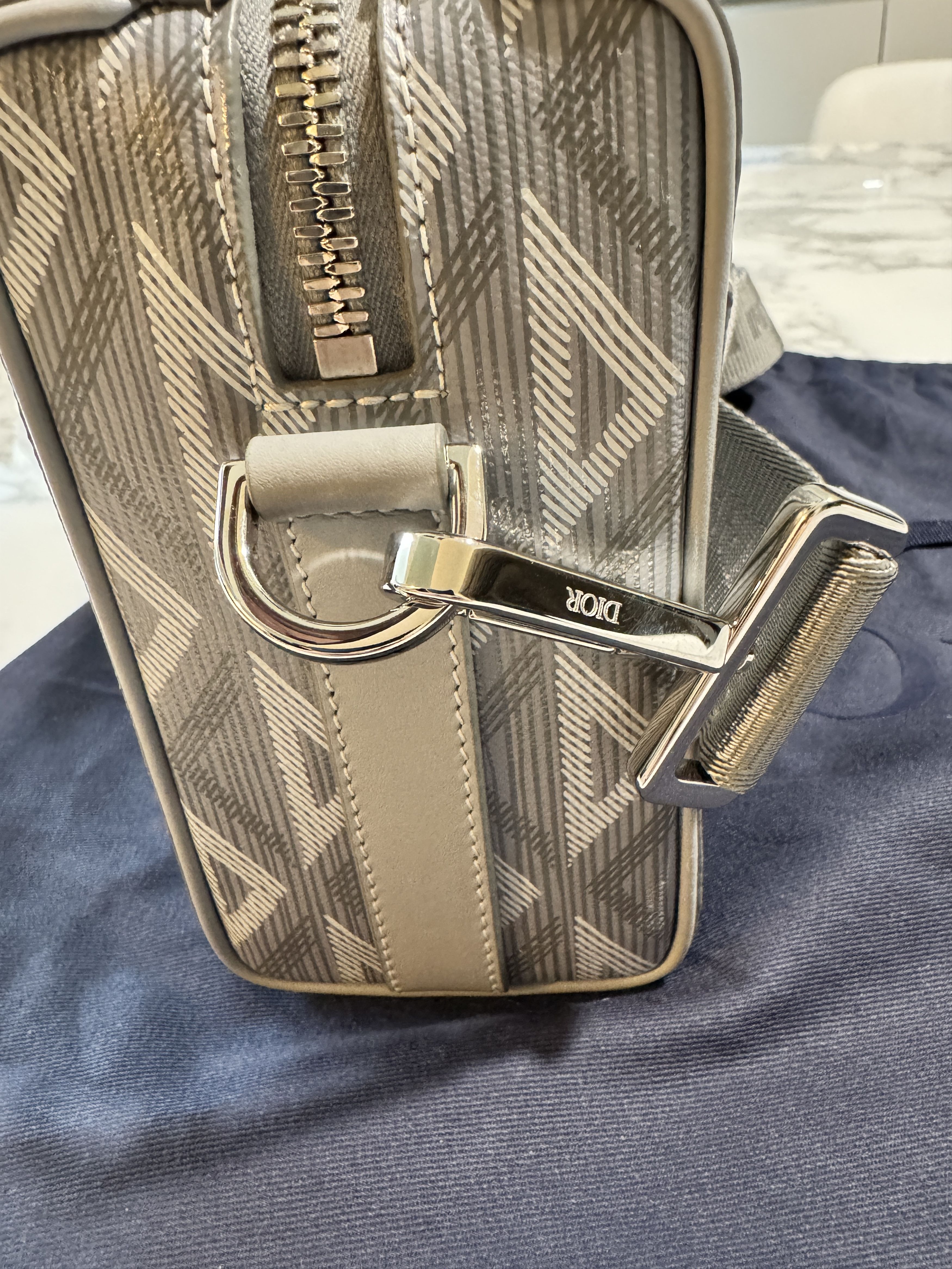 Dior Lingot pouch saddle diamond canvas Size ONE SIZE - 12 Thumbnail