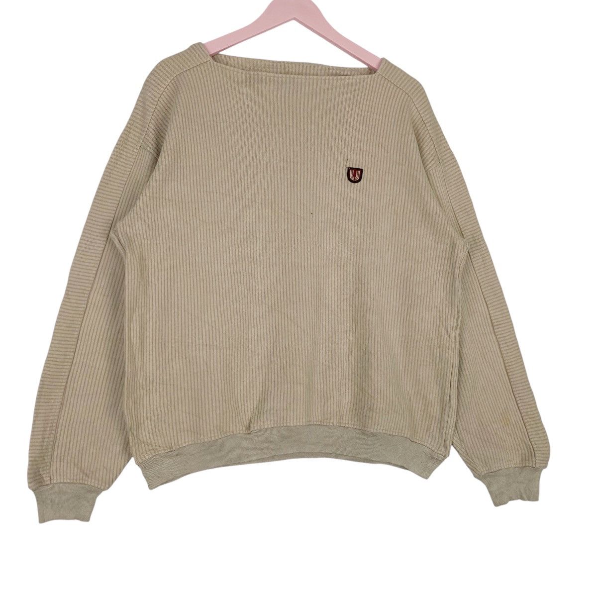 Emanuel Ungaro × Vintage Vintage Emanuel Ungaro Paris Small Embroidered Crewneck Size L / US 10 / IT 46 - 3 Thumbnail