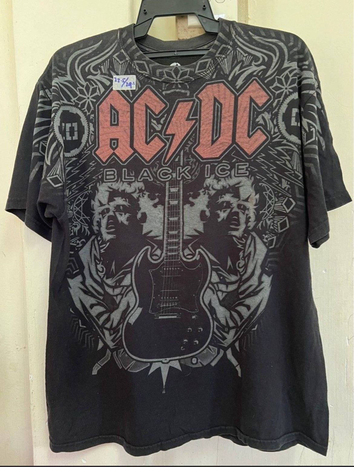 Band Tees Vintage Y2K Band ACDC Black Ice USA Size US L / EU 52-54 / 3 - 1 Thumbnail