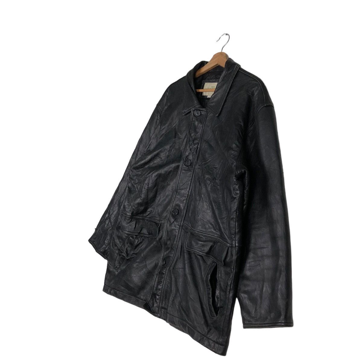 Japanese Brand 🔥90’s Vtg Lamb Leather Jacket Worker Paris Charley Bay Size US L / EU 52-54 / 3 - 2 Thumbnail