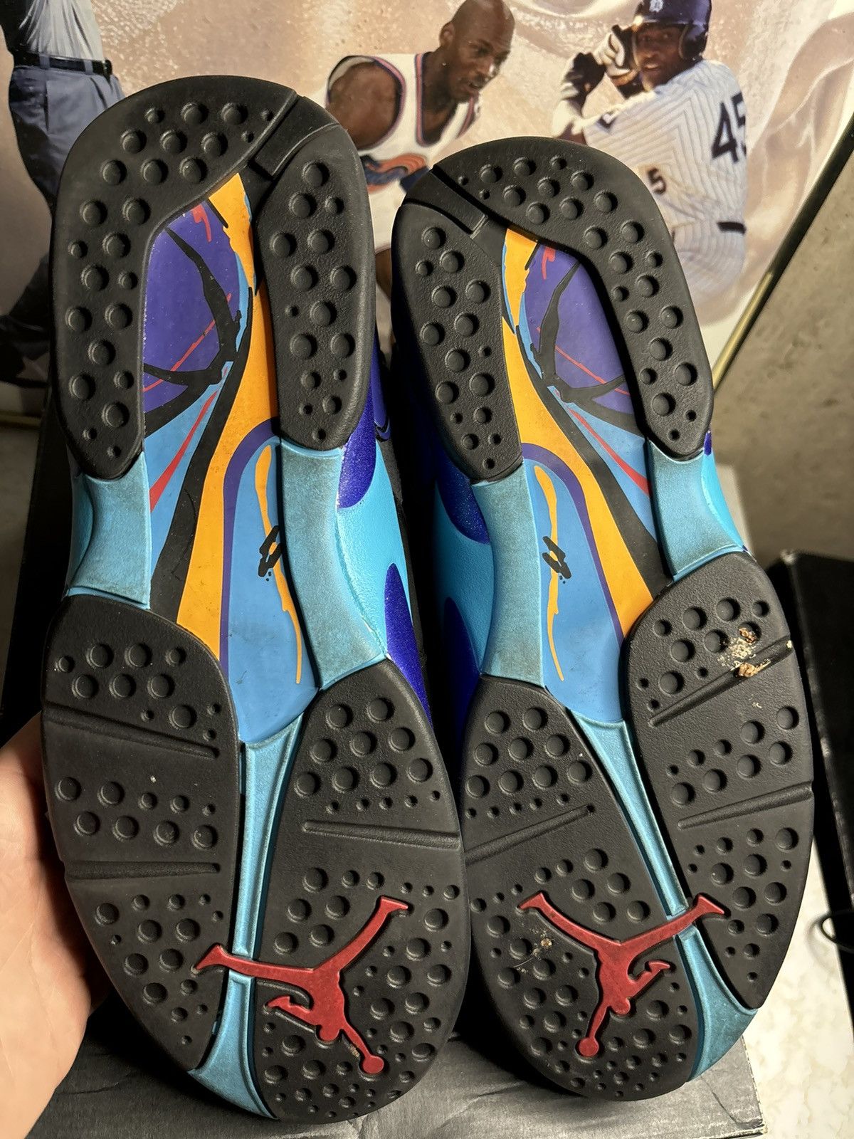 Jordan Brand Air Jordan 8 Retro 2015 Aqua 2015 Size US 12 / EU 45 - 5 Thumbnail