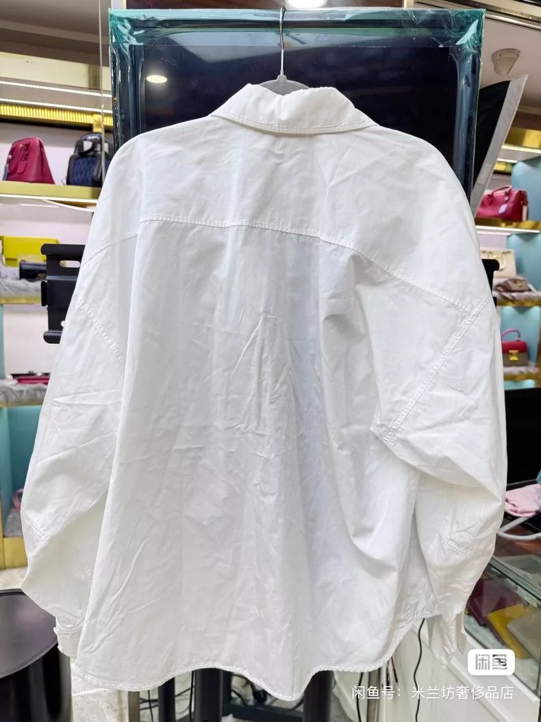 Givenchy Givenchy Size38 Simple White T-shirt Size: 38 Size US M / EU 48-50 / 2 - 2 Thumbnail