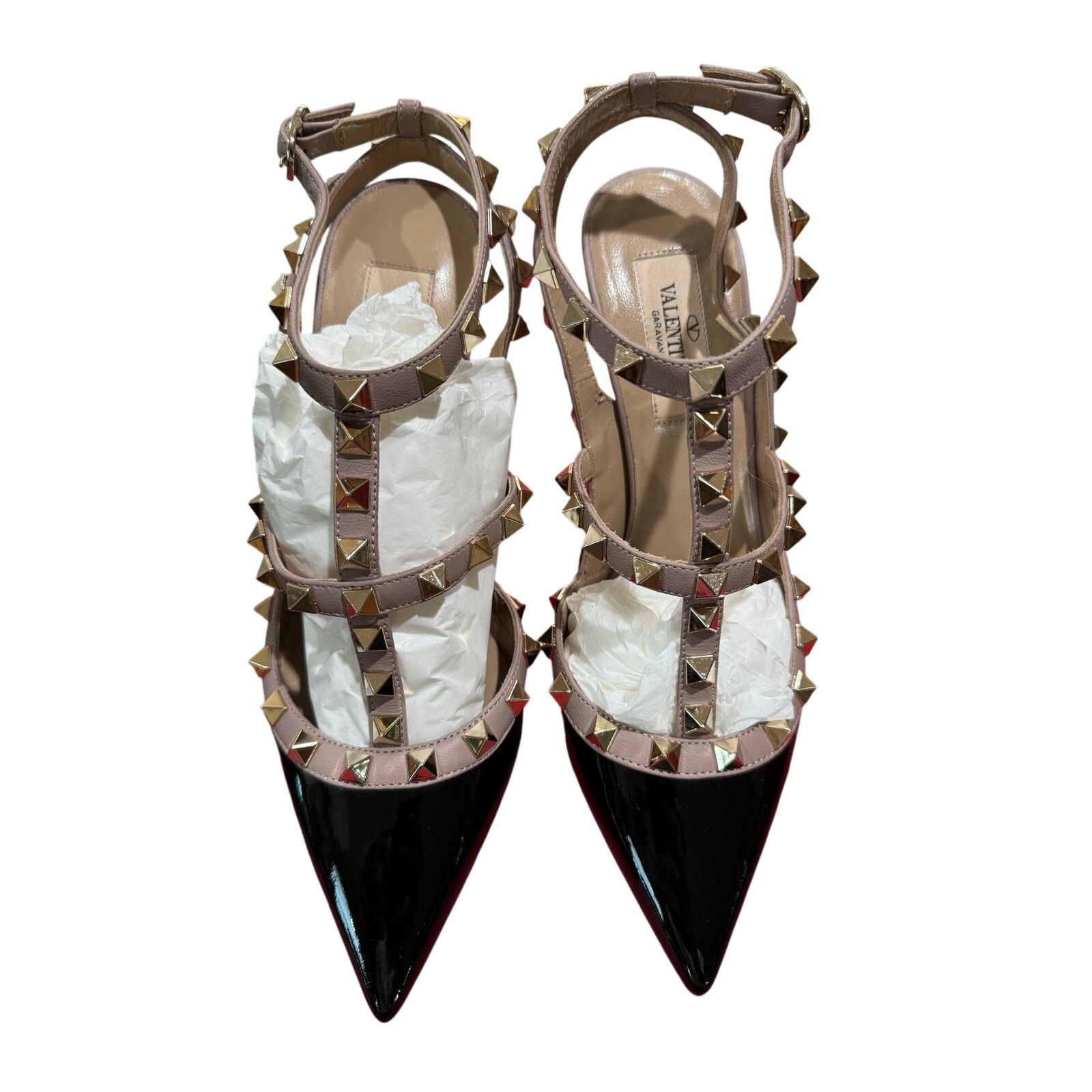Valentino Valentino Garavani Rockstud 100mm Slingback Pumps sz 36.5 EU Size US 6.5 / IT 36.5 - 8 Thumbnail