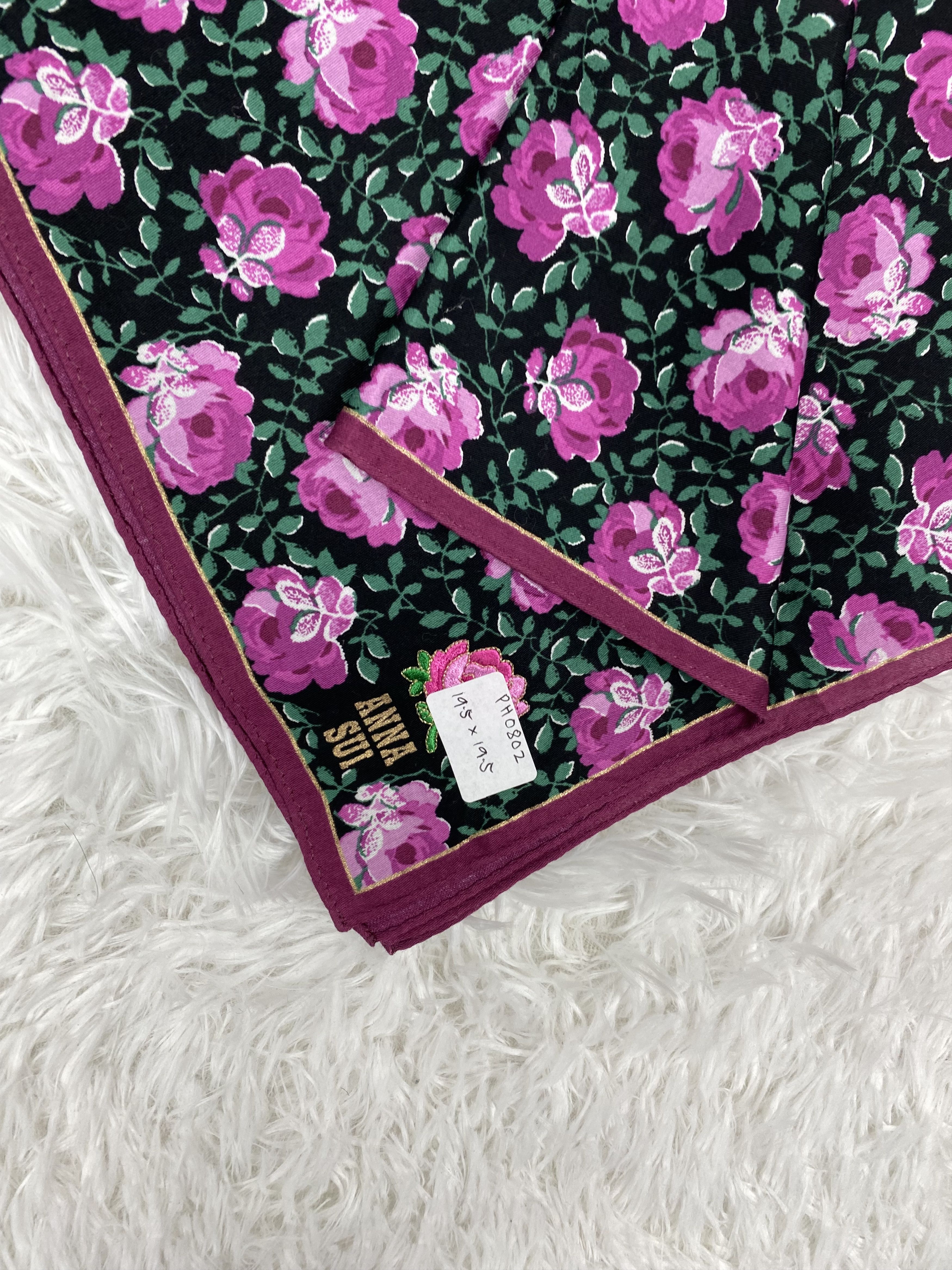 Designer × Vintage Vintage Anna Sui Handkerchief Neckerchief PH0802 Size ONE SIZE - 2 Thumbnail