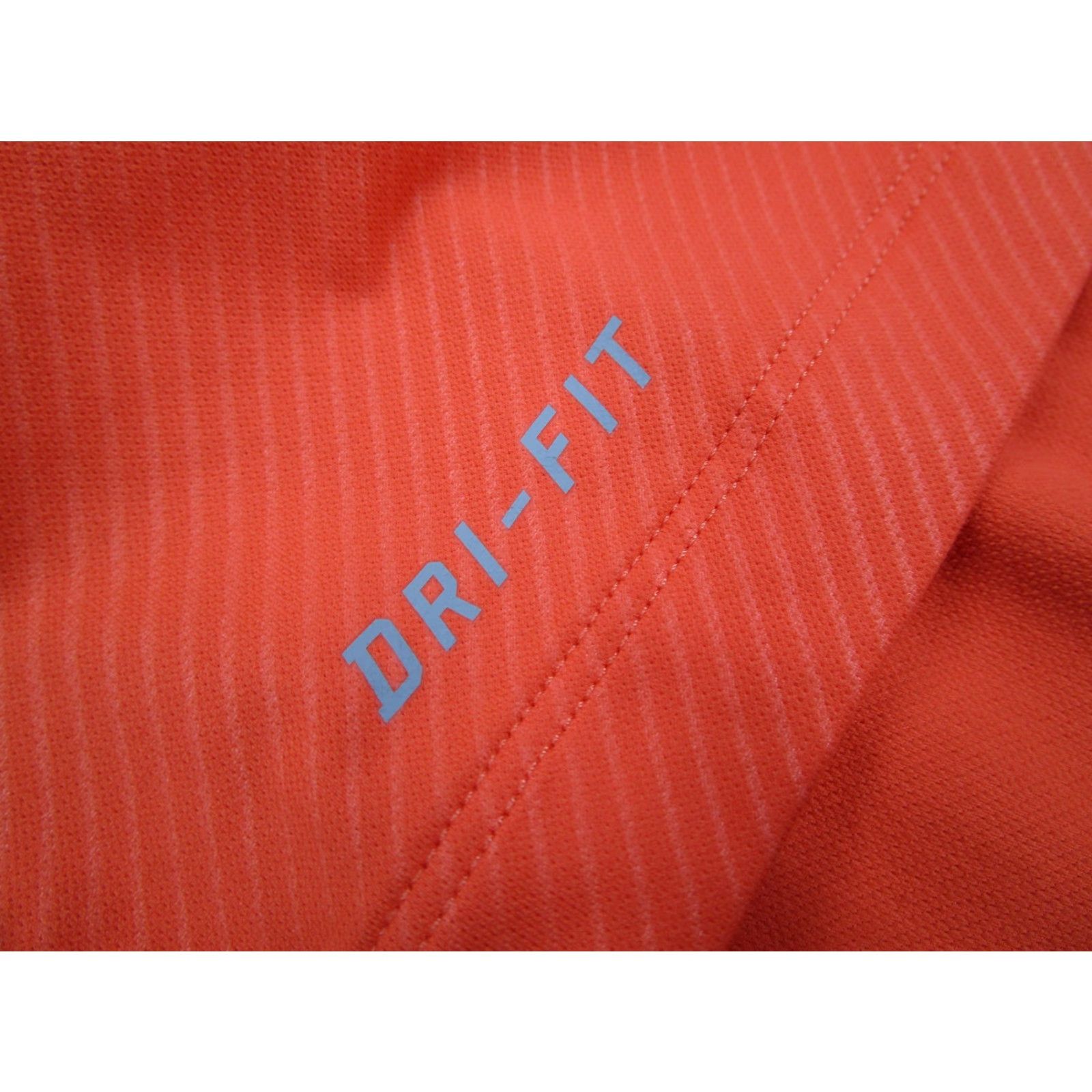 Nike Nike Polo Shirt Mens XL Orange Dri-FIT Tiger Woods Collection Golf Performance Striped Lightweight Moisture Wicking 605497-841 Size US XL / EU 56 / 4 - 6 Thumbnail
