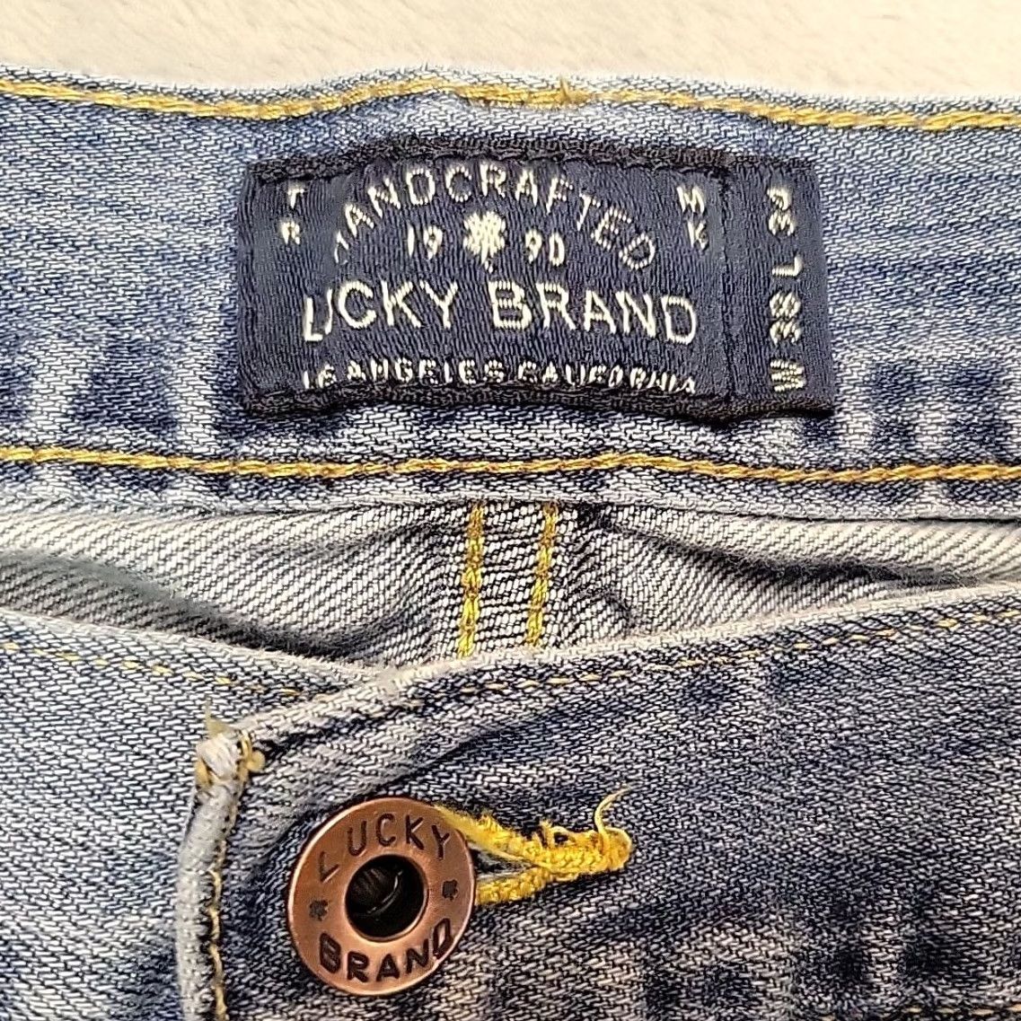 Lucky Brand Lucky Brand Jeans Mens 38x34 361 Vintage Straight Leg Faded Denim Casual Pants Size US 38 / EU 54 - 4 Thumbnail