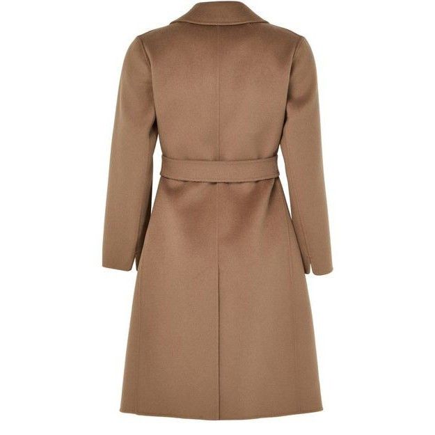 Max Mara MAX MARA Park Belted Brown Wool Long Coat New & Authentic (W Size XS / US 0-2 / IT 36-38 - 2 Thumbnail