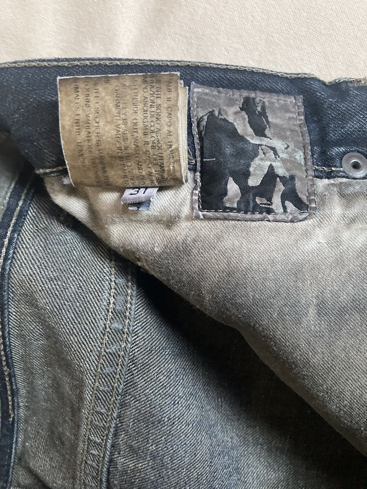Rick Owens × Rick Owens Drkshdw Rick Owens Olmar Mirta era Denim Jean Size US 31 - 8 Thumbnail