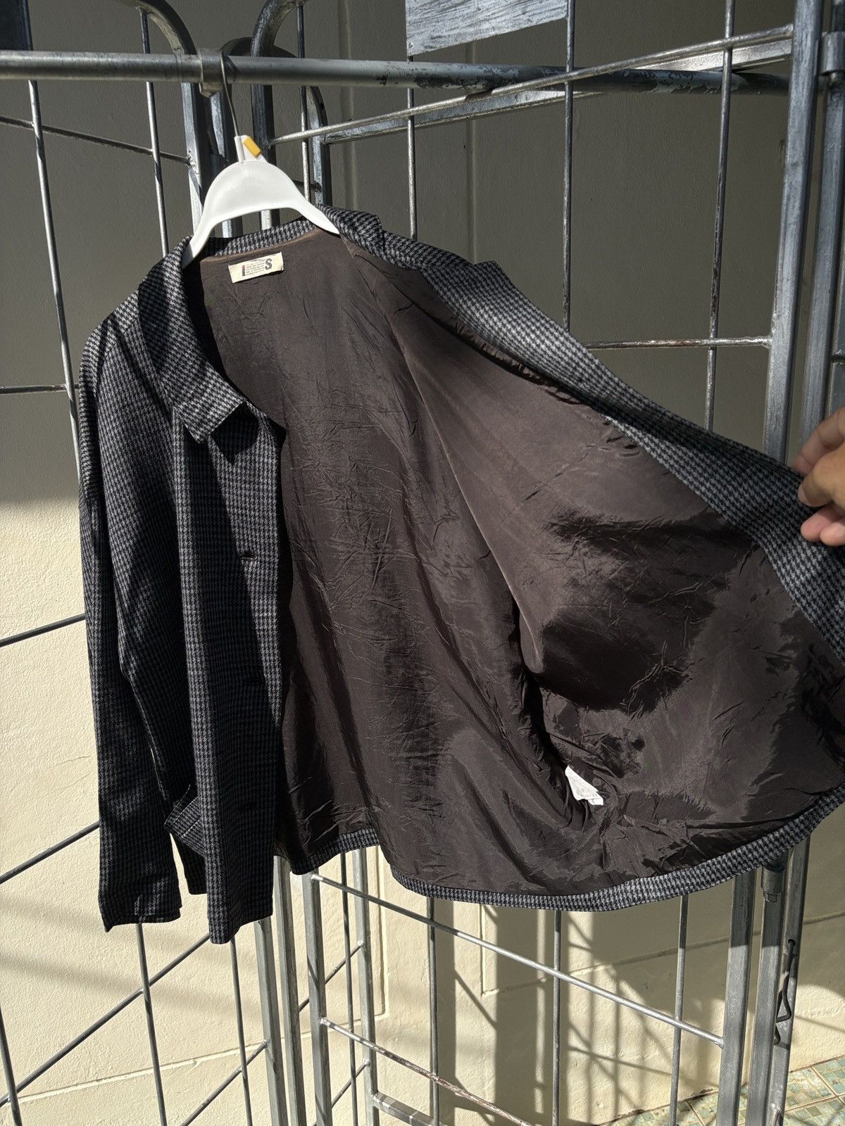 Issey Miyake i.s. Issey Miyake wool jacket blouse Size M / US 6-8 / IT 42-44 - 14 Thumbnail